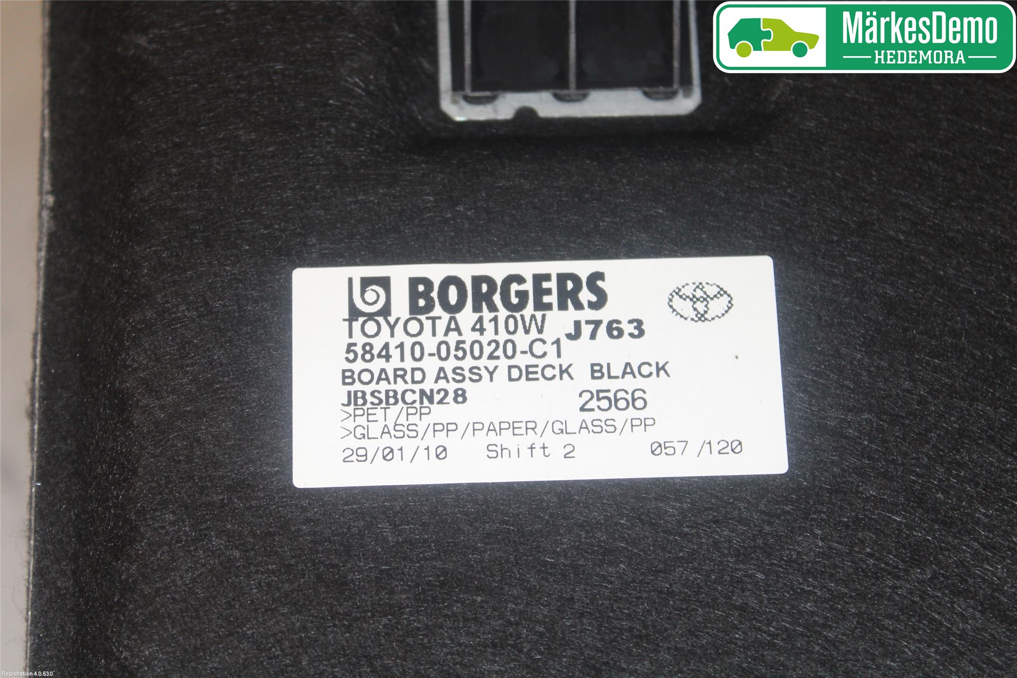 Toyota AVENSIS 09-15 Bakluke Bun (Utgår 5023)