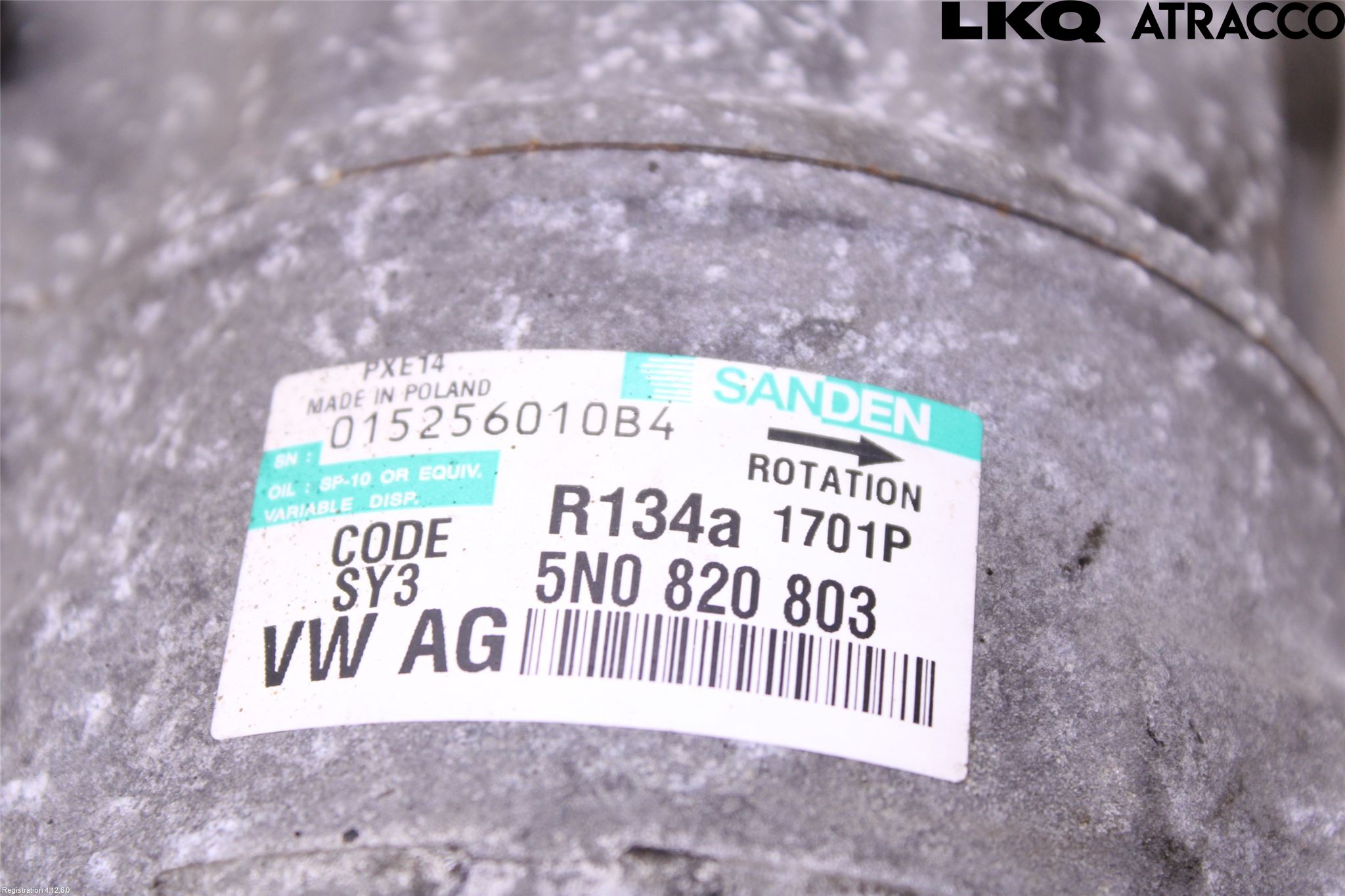 Audi A3/S3 05-13 Varme Ac Kompressor