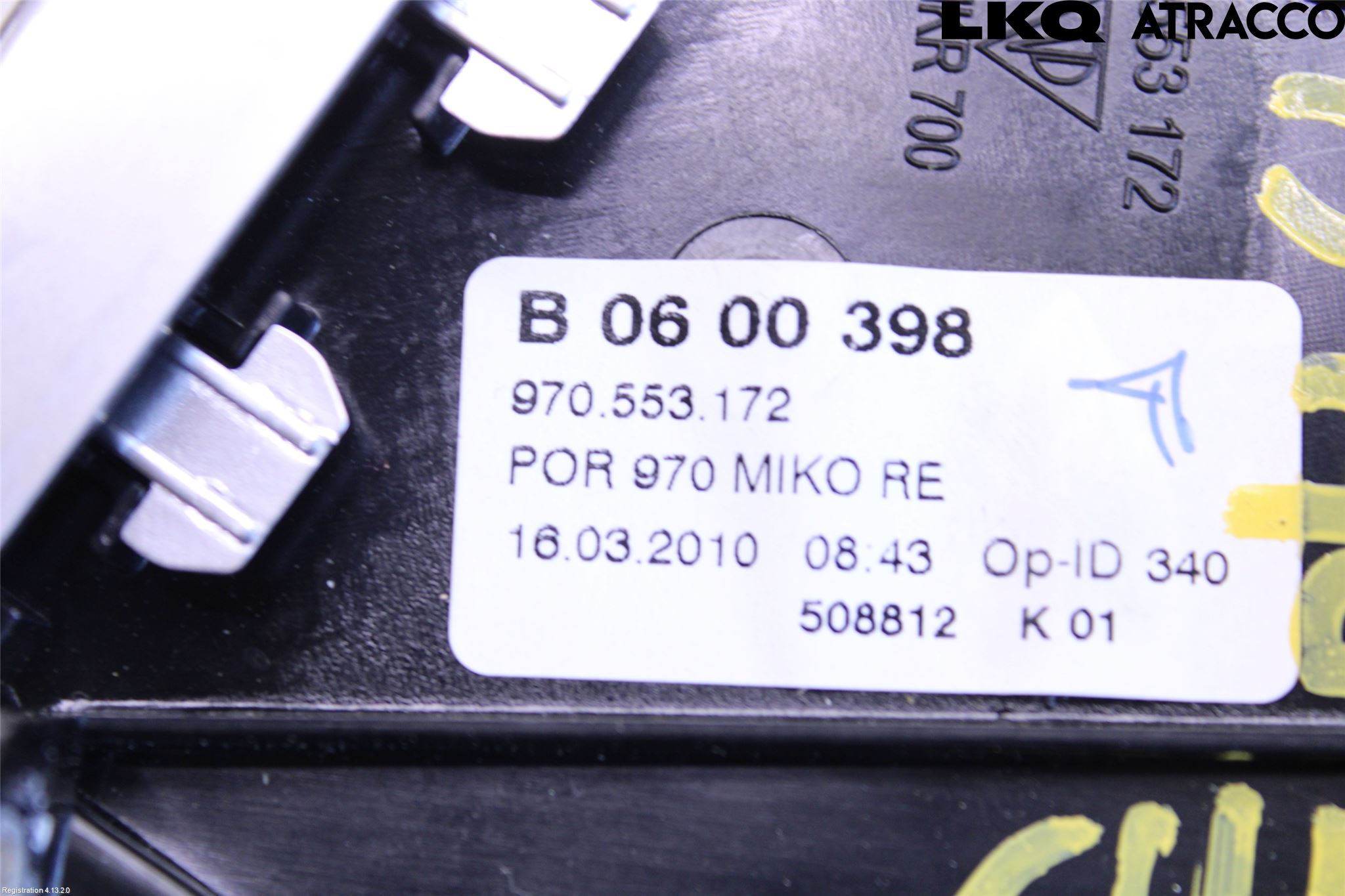 Porsche PANAMERA 09- Dashbord Kanal - Dyse