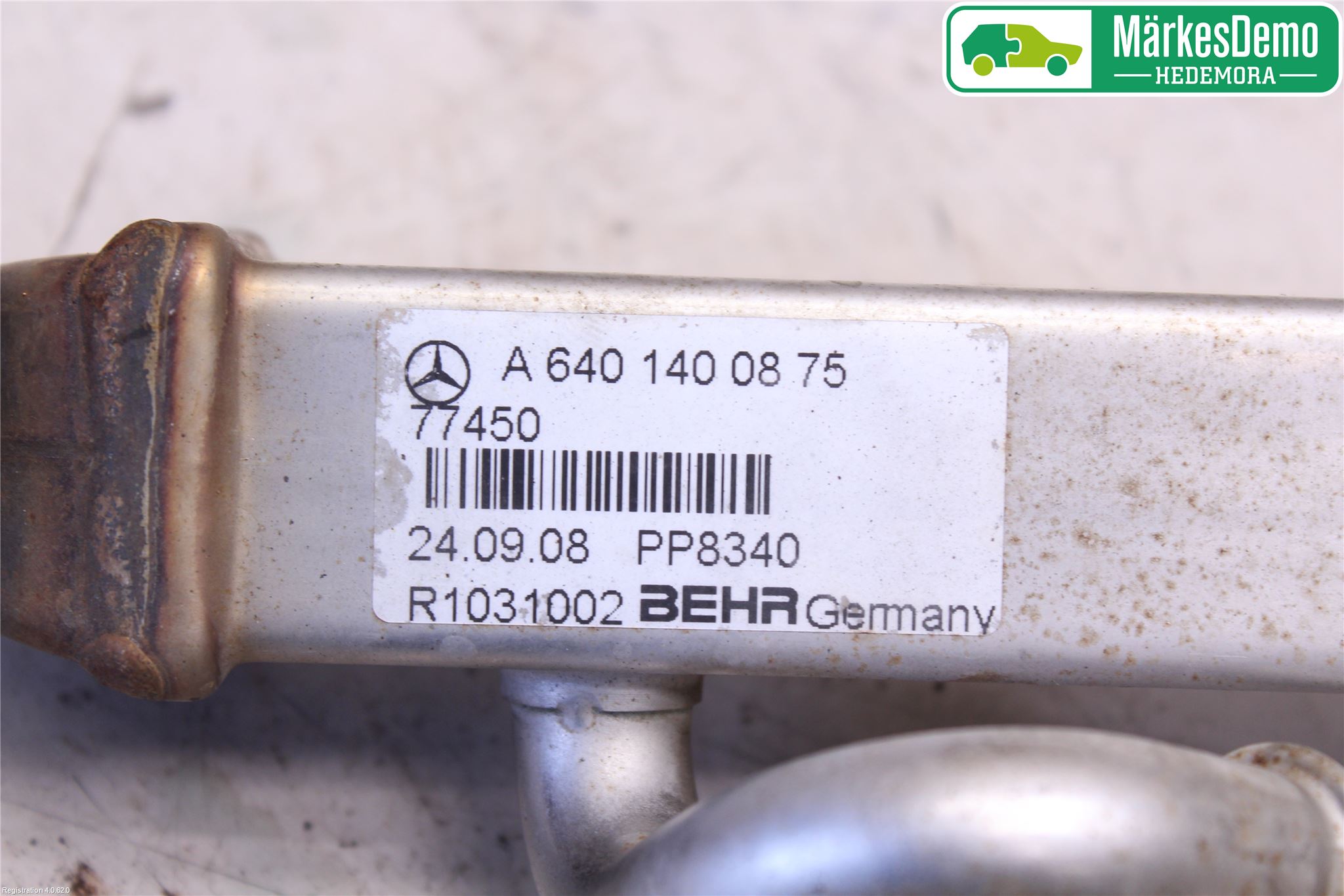 Mercedes-Benz MB A-KLASS (W169) 04-12 Eksos Kjøler