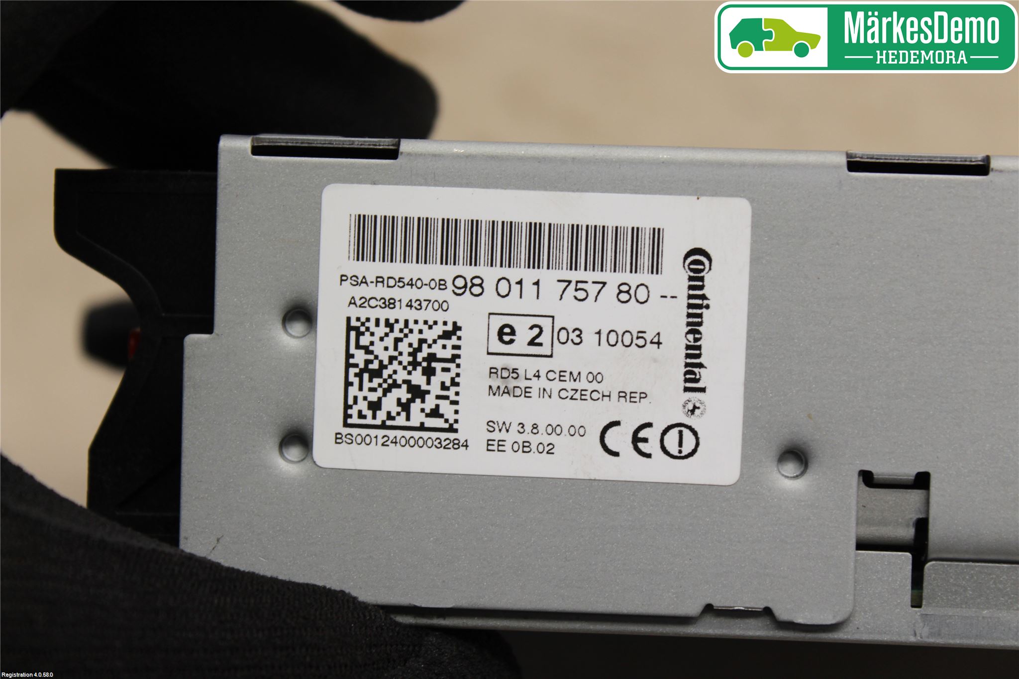 Peugeot 508 11-18 Stereo Radio Med Cd