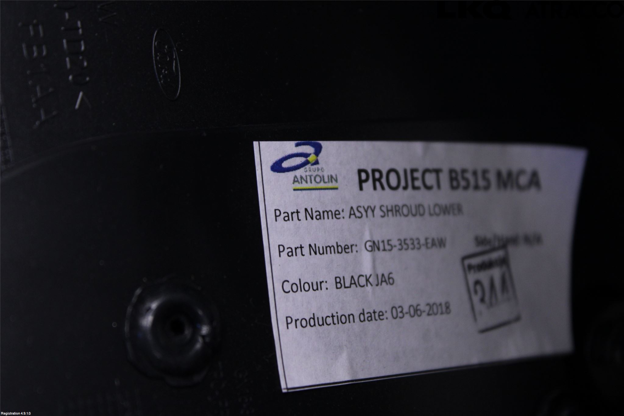 Ford ECOSPORT 17- Rattdeksel - Deksler