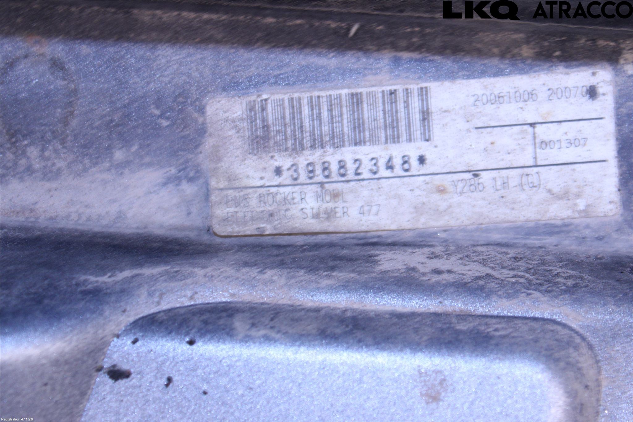 Volvo S80 07-13 Kanalskjørt Venstre