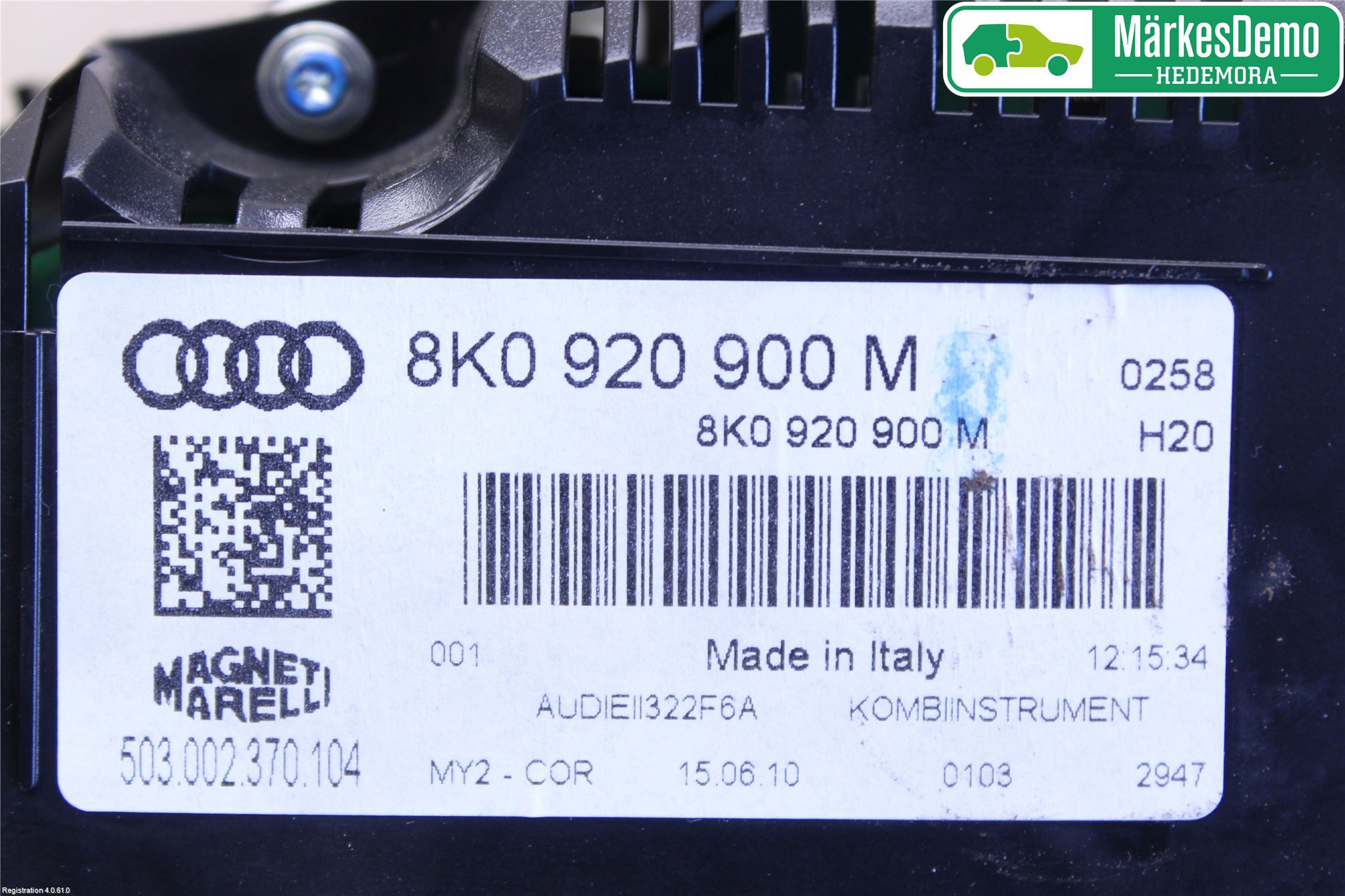 Audi A4/S4 08-11 Instr Kombinert