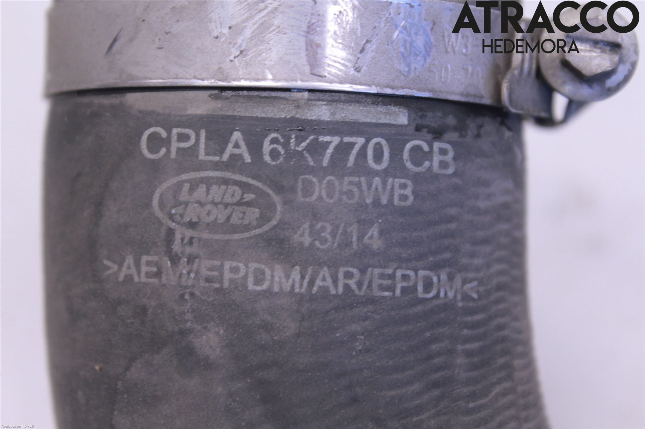 Landrover RANGE ROVER SPORT (L494) 14-22 Intercooler Rør-Slange