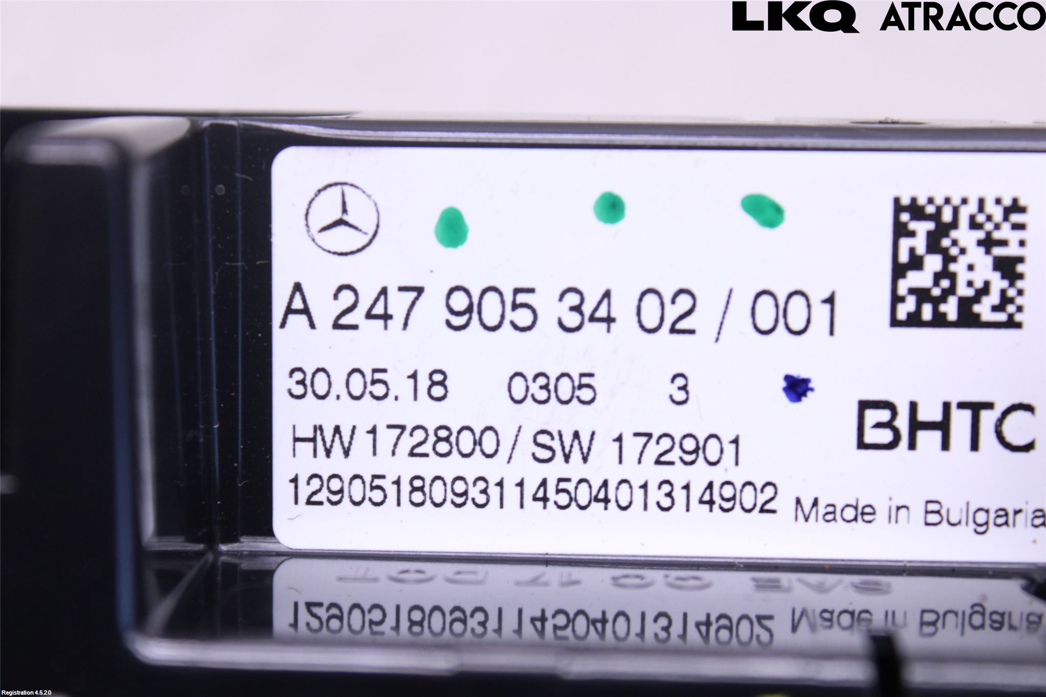 Mercedes-Benz MB A-KLASS (W177) 18- Varme Ac Betjening-Display