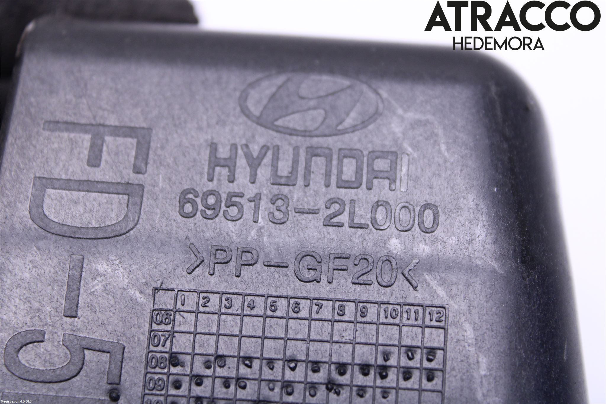 Hyundai i30 FD 07-12 Drivstoff Tankluke