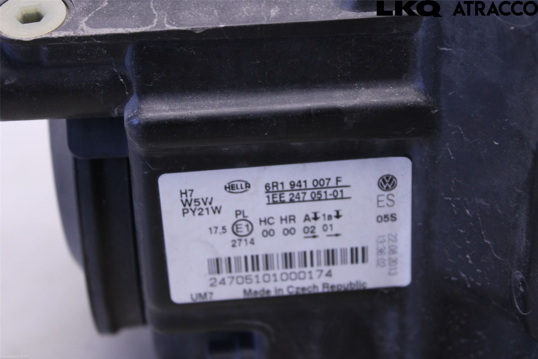 Volkswagen VW POLO 10-17 Frontlykt Venstre