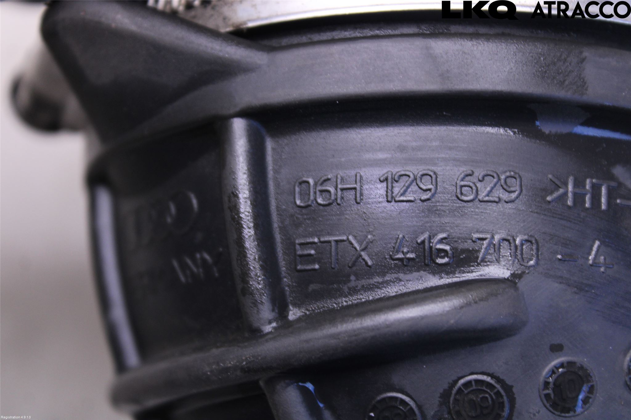 Audi A4/S4 08-11 Inns Gummibelg - Slange