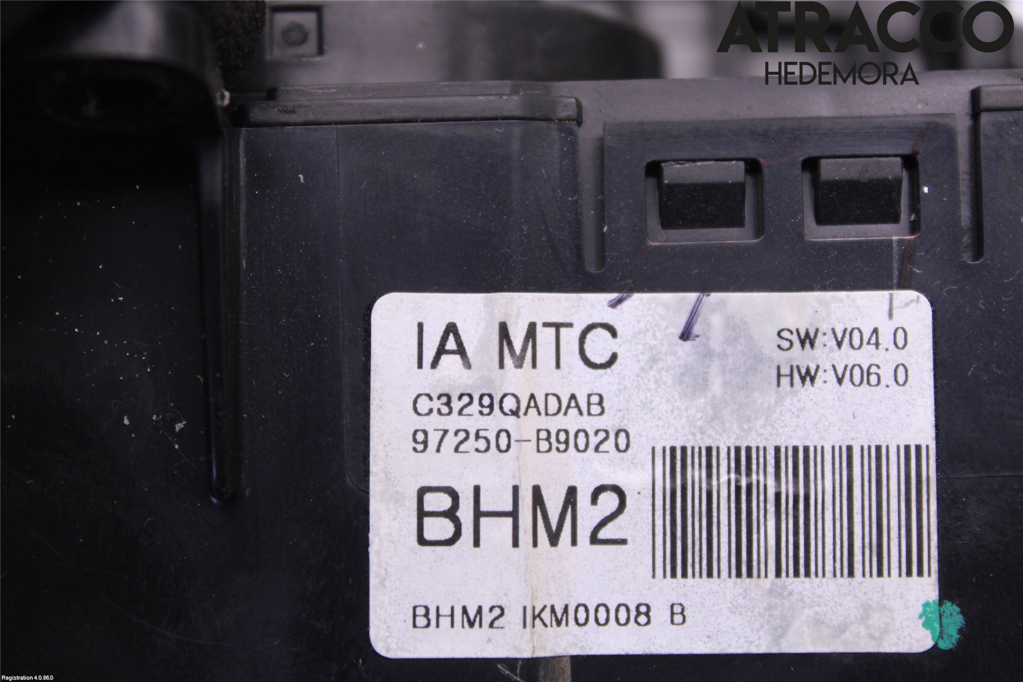 Hyundai i10 BA 14-16 Varme Ac Betjening-Display