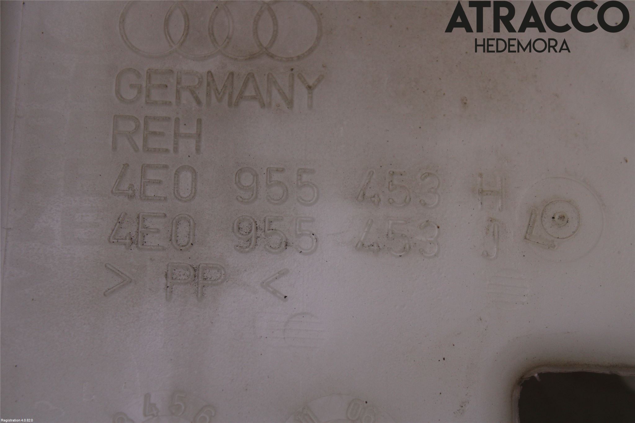 Audi A8/S8 4E  02-09 Spylerbeholder Frontrute-Lykte