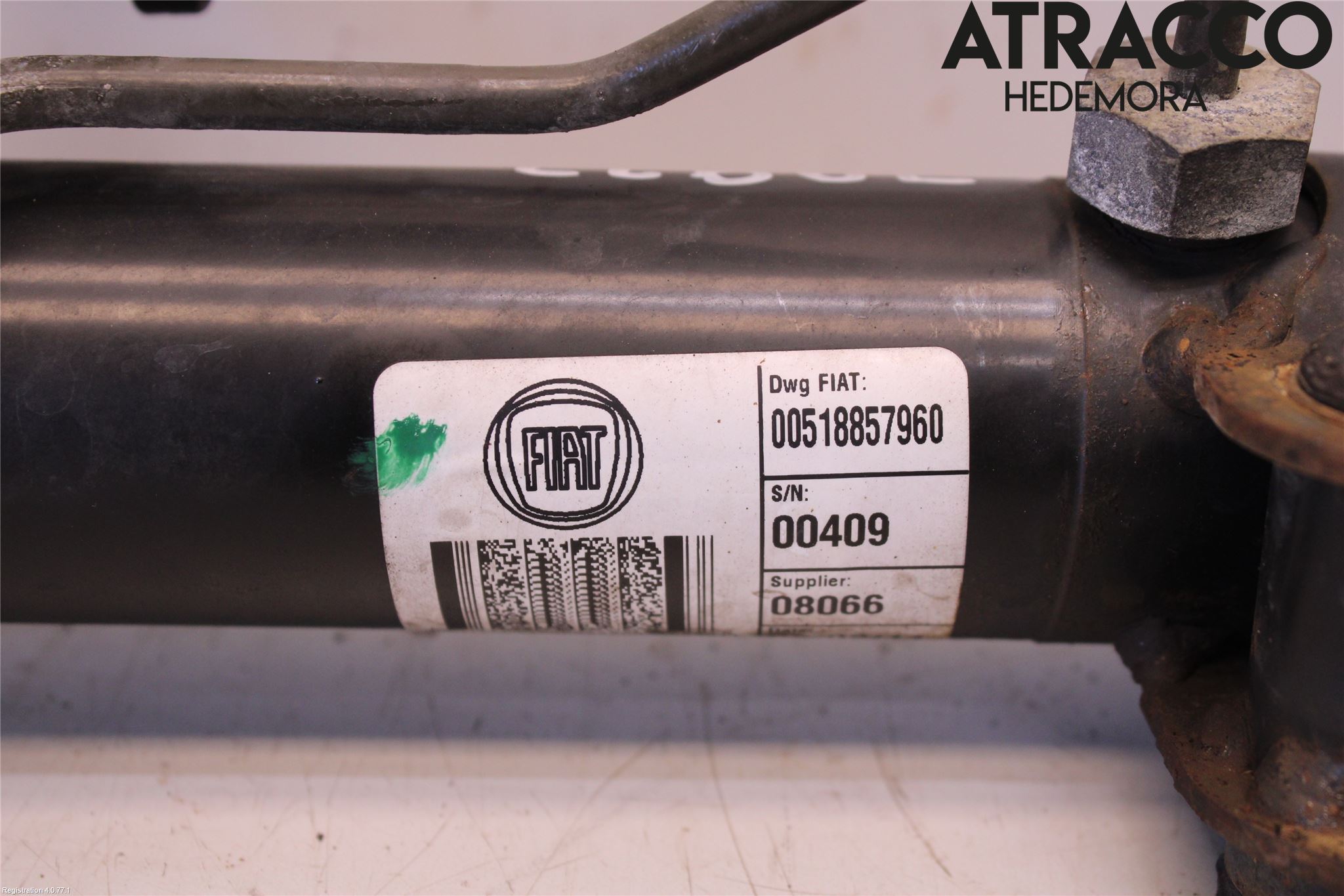Fiat DOBLO CARGO Servo Snekke - Tannstang