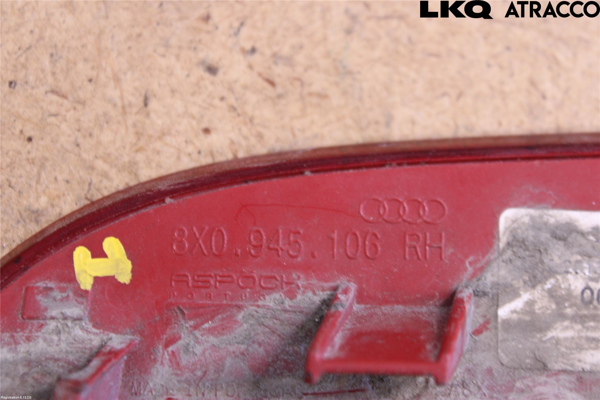Audi A1/S1 11-18 Refleks Bak