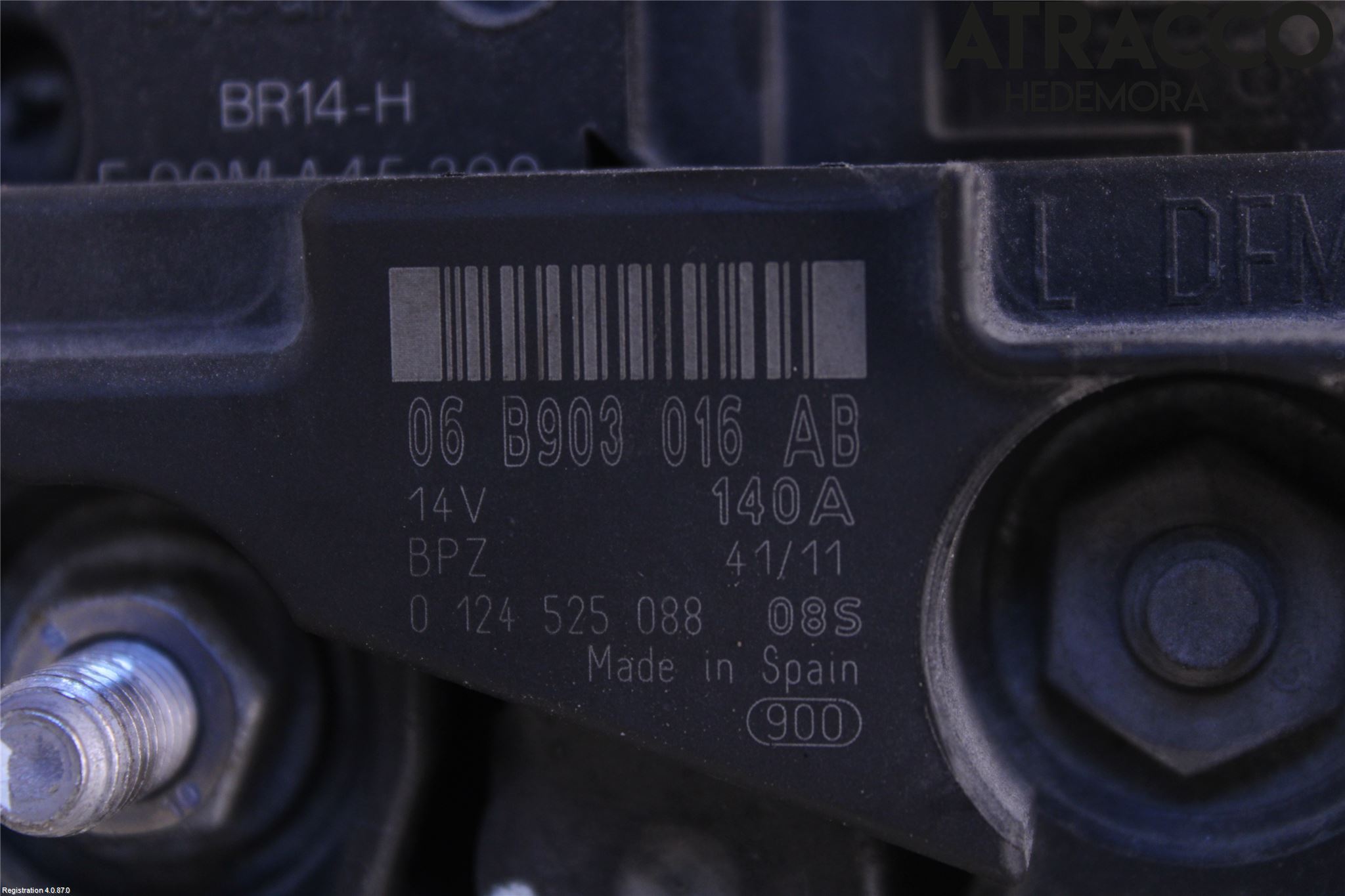 Volkswagen VW TIGUAN 07-16 Dynamo