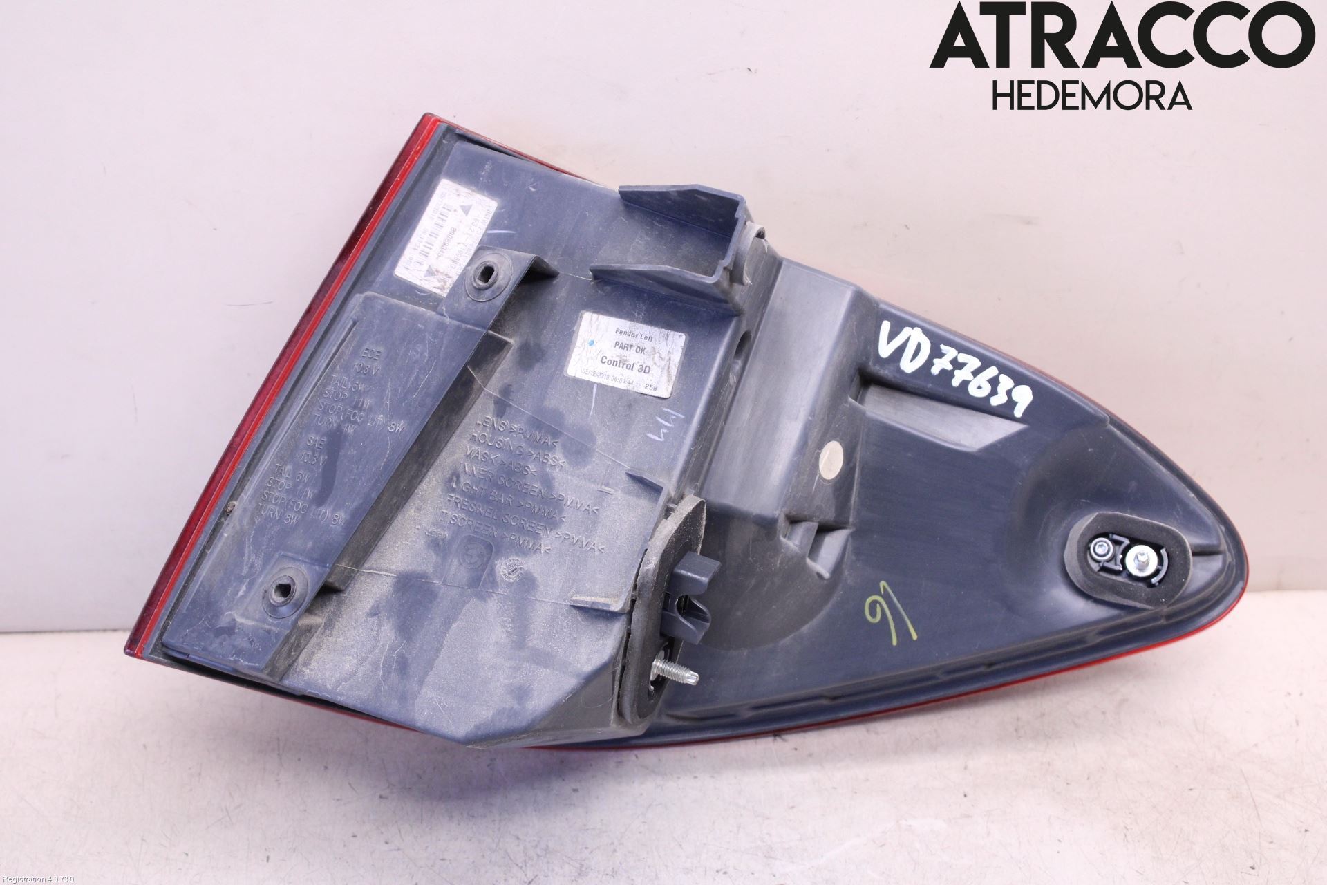 BMW 5 F10/F11/F18 09-17 Baklykt Venstre