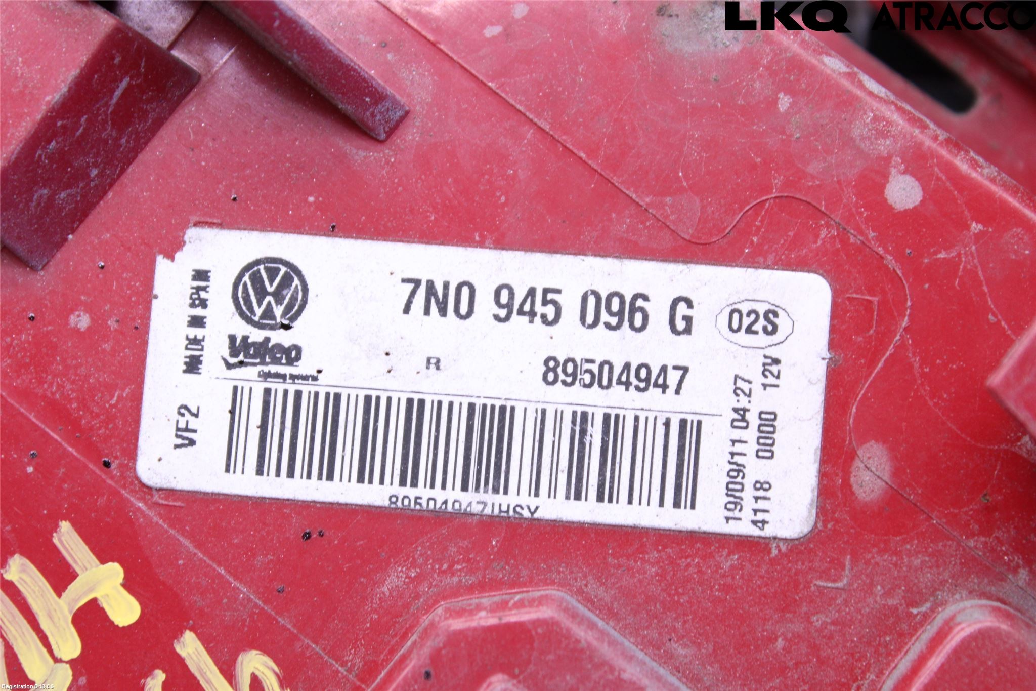Volkswagen VW SHARAN 11- Baklykt Høyre