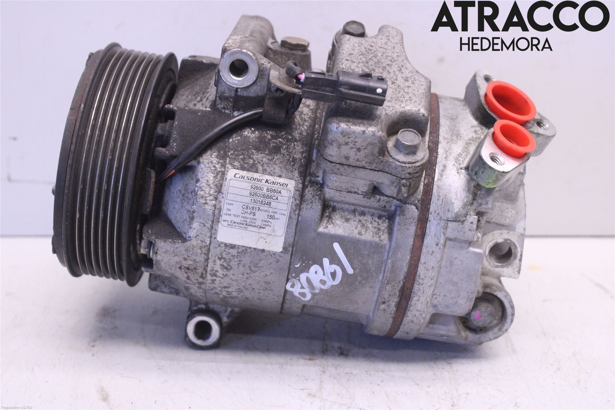 Nissan QASHQAI 10-14 Varme Ac Kompressor