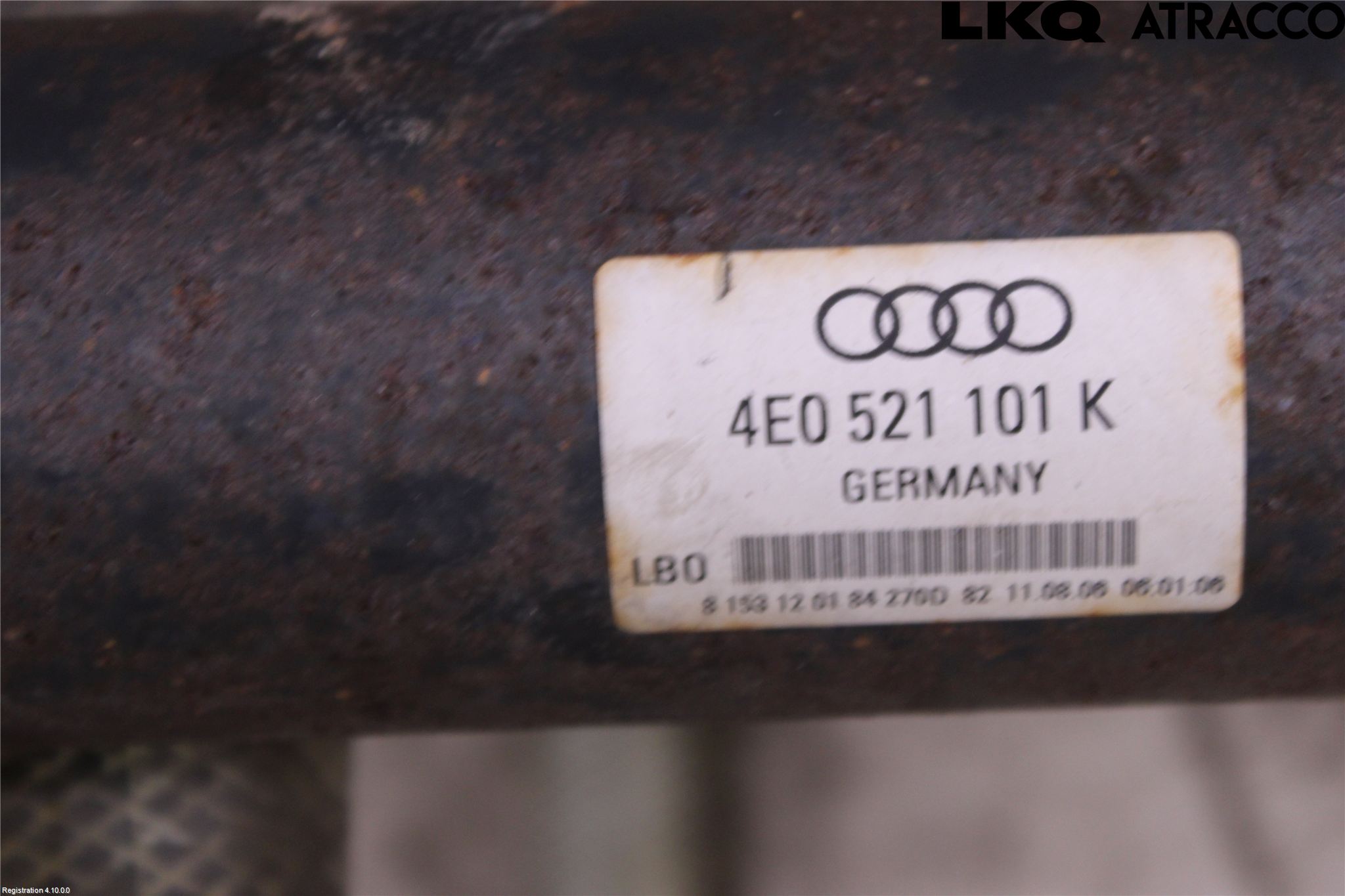 Audi A8/S8 4E  02-09 Mellomaksel Kompl