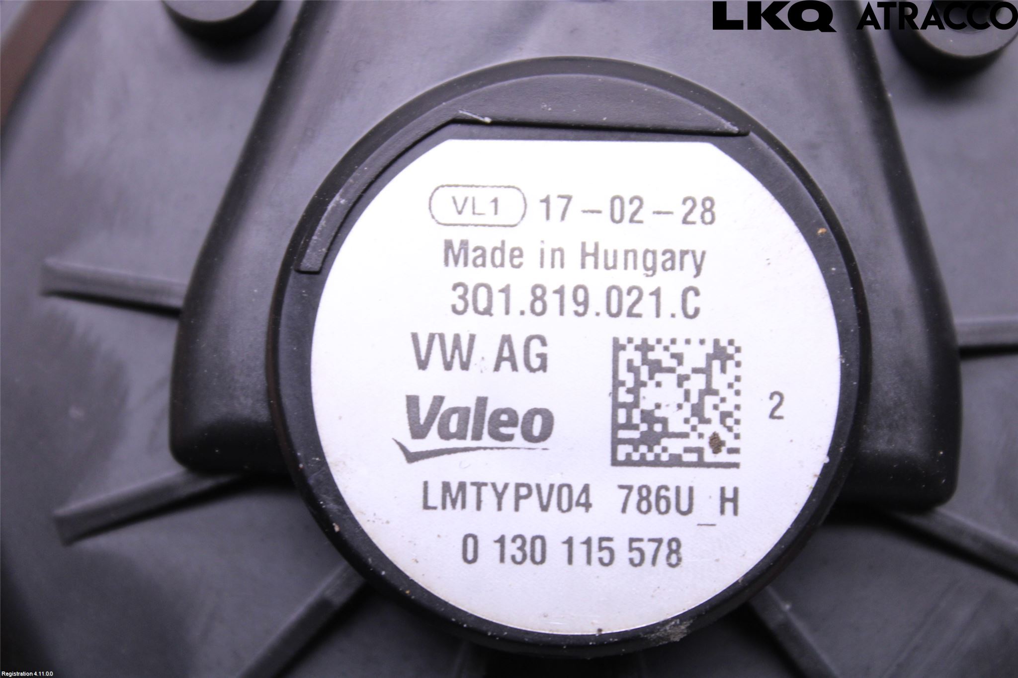 Volkswagen VW TIGUAN 16-24 Varme Ac Varmeapparatvifte