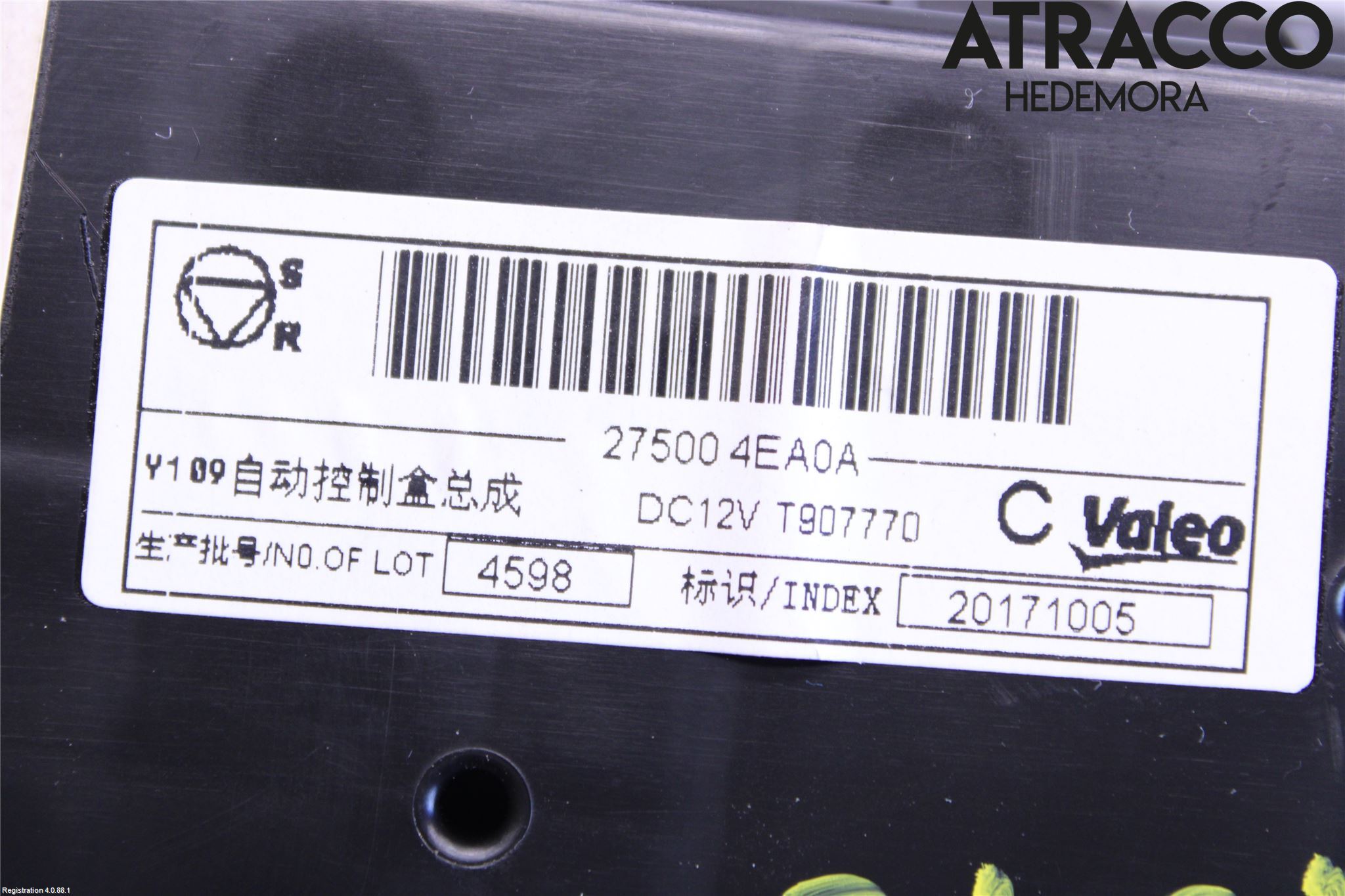 Nissan QASHQAI 17-21 Varme Ac Betjening-Display