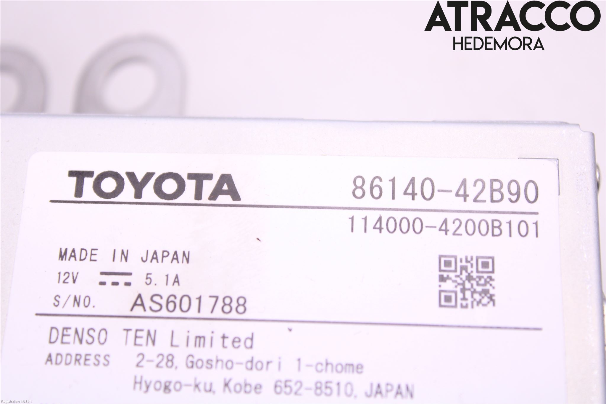 Toyota RAV4 19- Stereo Radio Med Cd