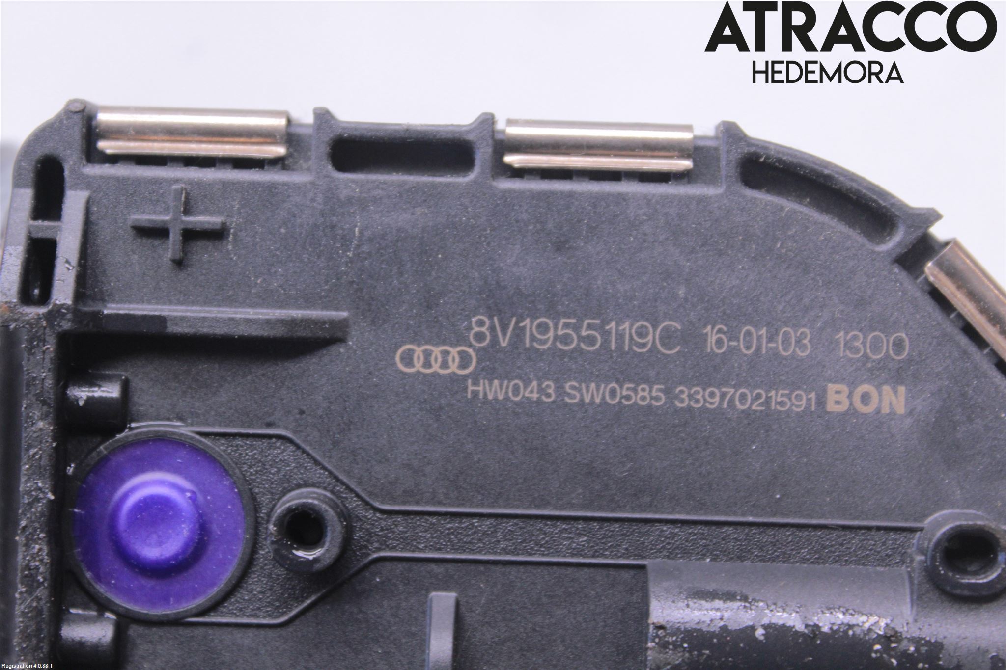 Audi A3/S3 8V 13-20 Viskermotor Frontrute