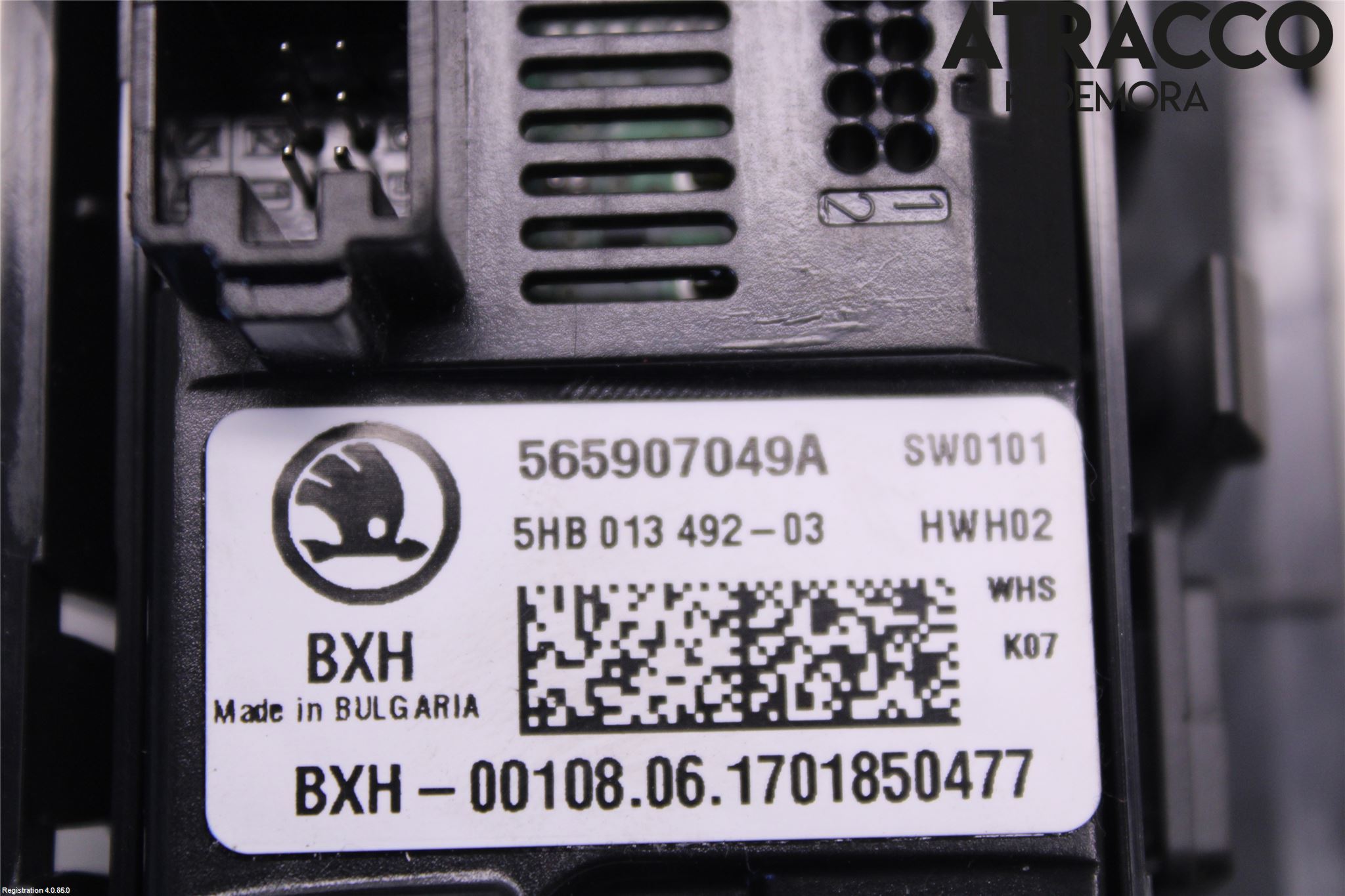 Skoda KODIAQ 17-24 Bryter Varmesete