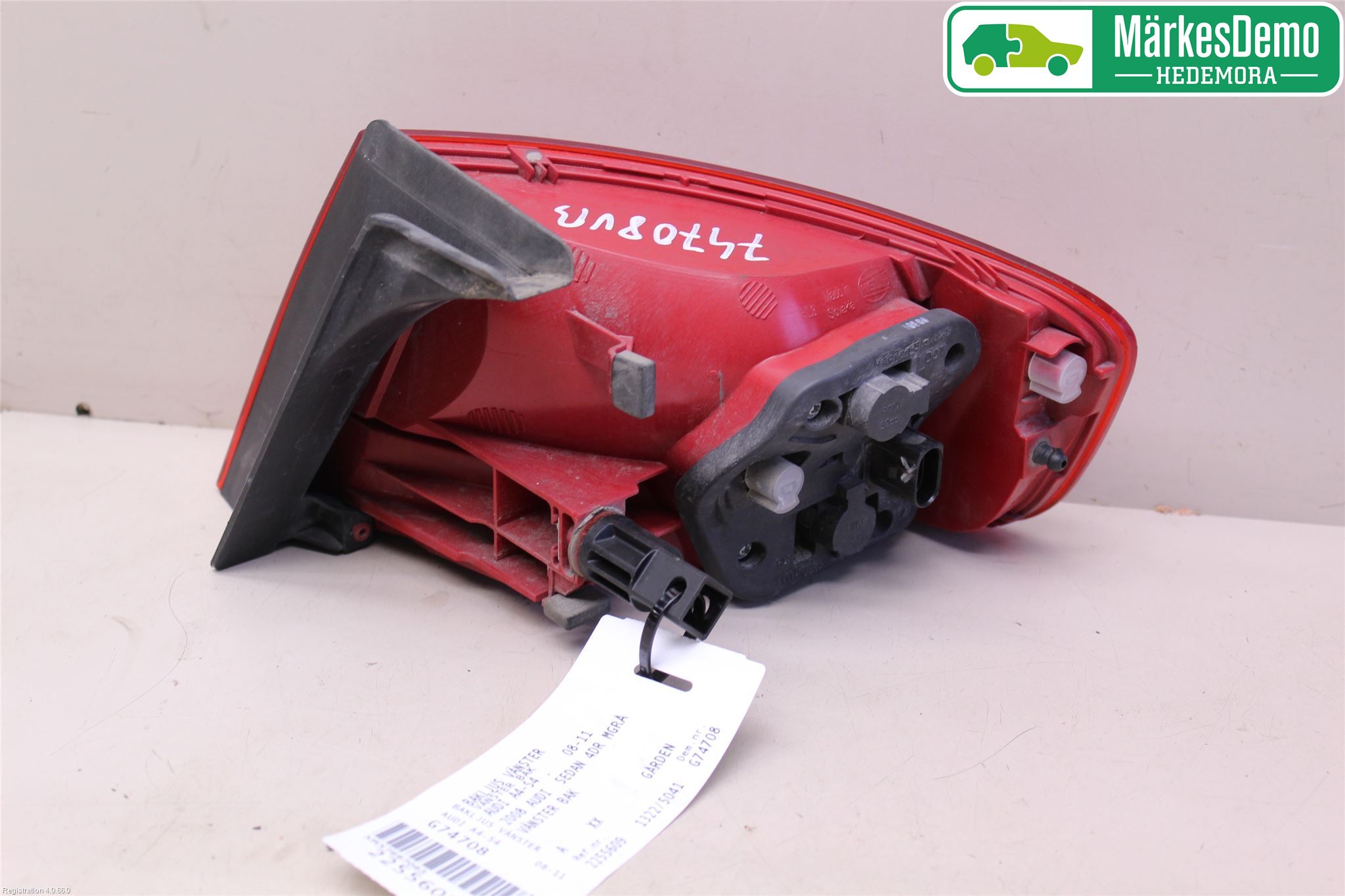 Audi A4/S4 08-11 Baklykt Venstre