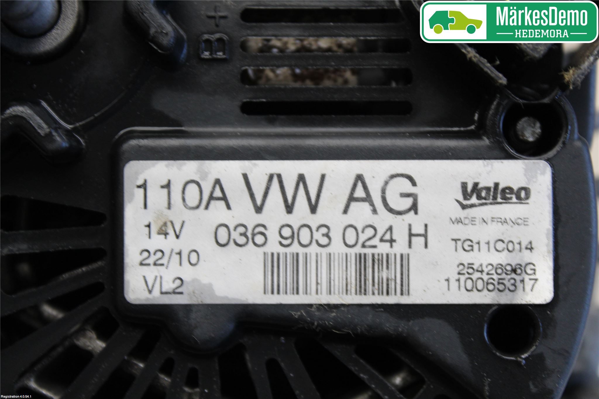 Volkswagen VW POLO 10-17 Dynamo