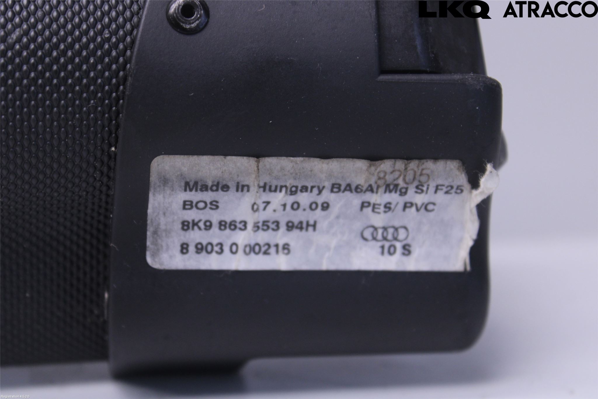 Audi A4/S4 08-11 Innr Innsyn Beskytelse Stv
