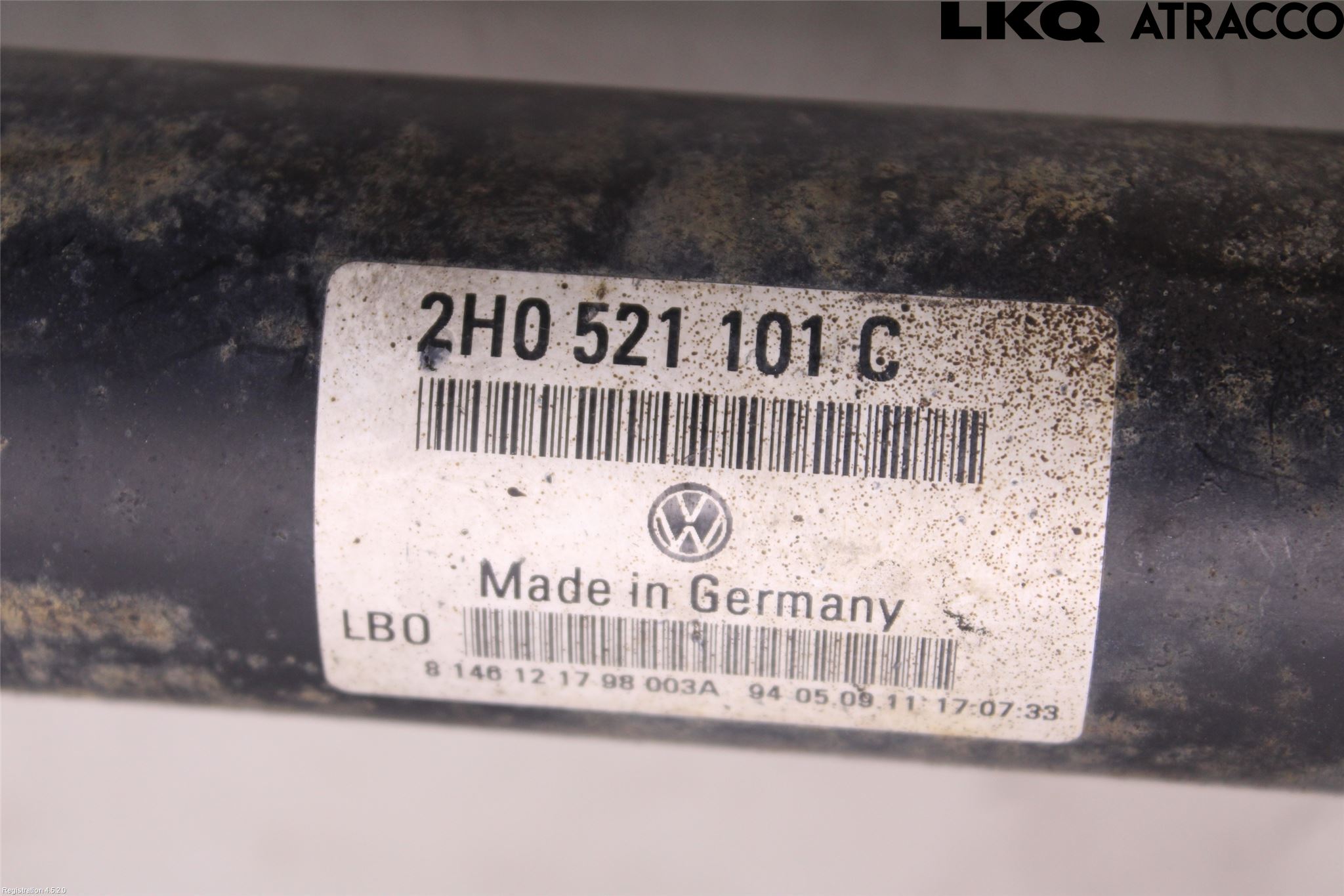 Volkswagen VW AMAROK 2H 10-22 Mellomaksel Fremre 4Wd