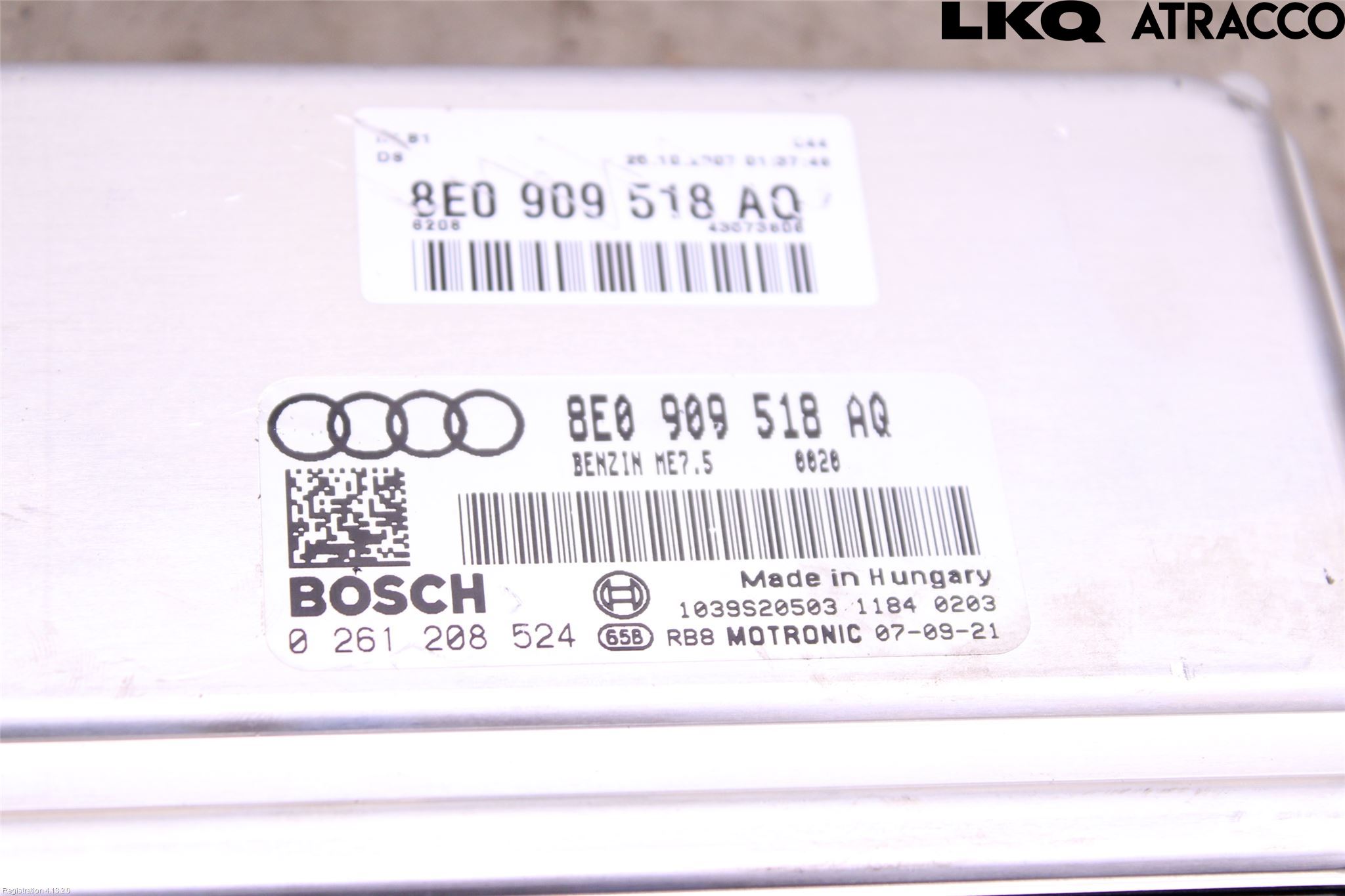 Audi A4/S4 05-07 Styreenhet Innsprøytning