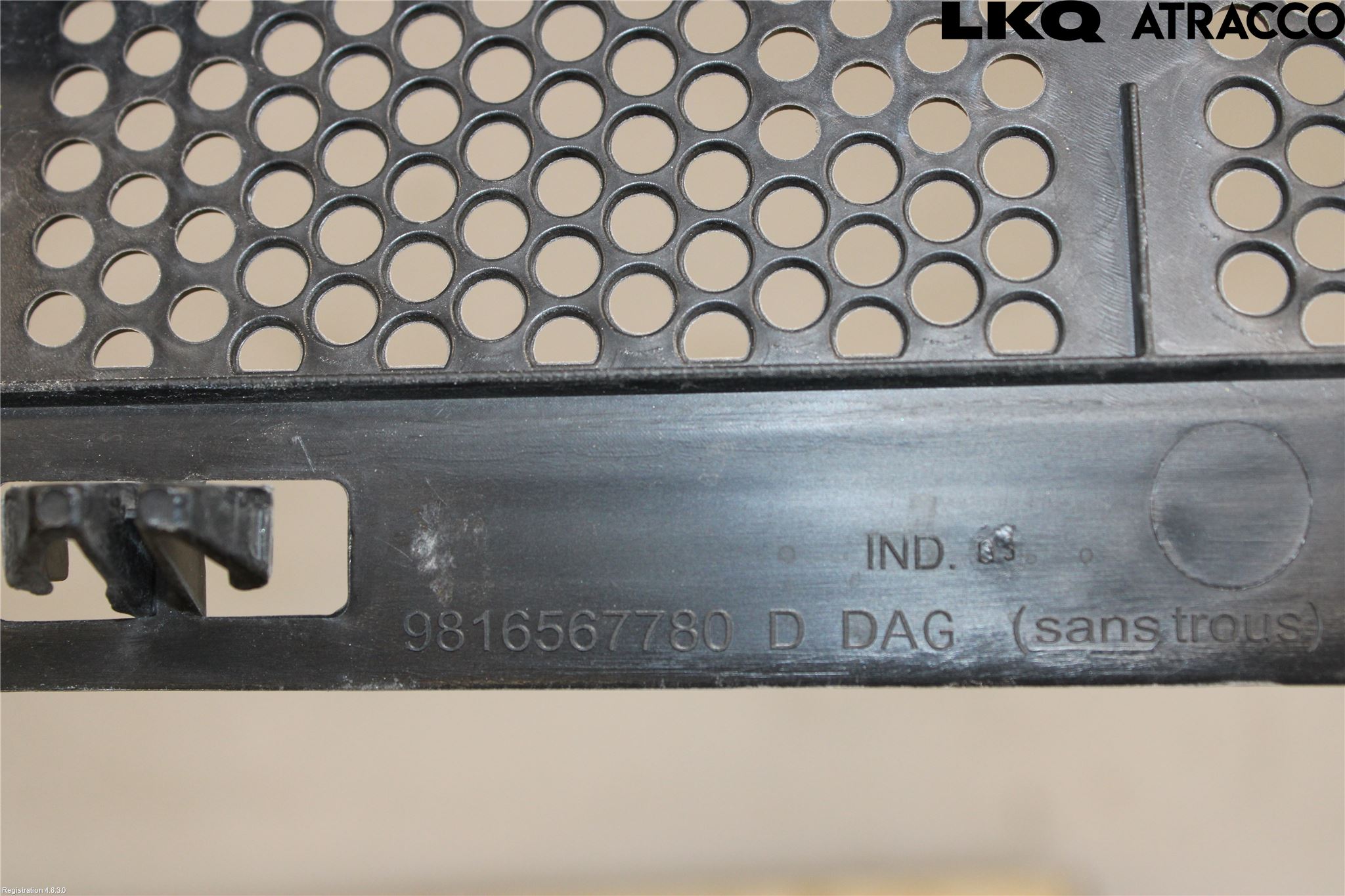 Citroen BERLINGO/E-BERLINGO 19- Visker Deksel-Grill-Under Frr
