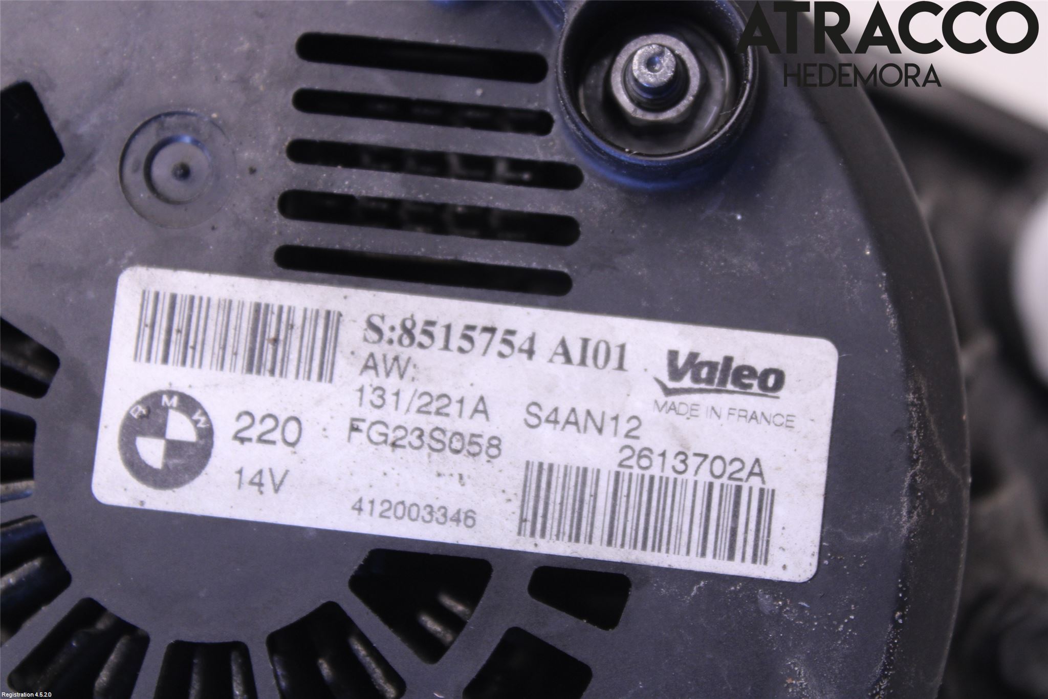 BMW 5 F10/F11/F18 09-17 Dynamo