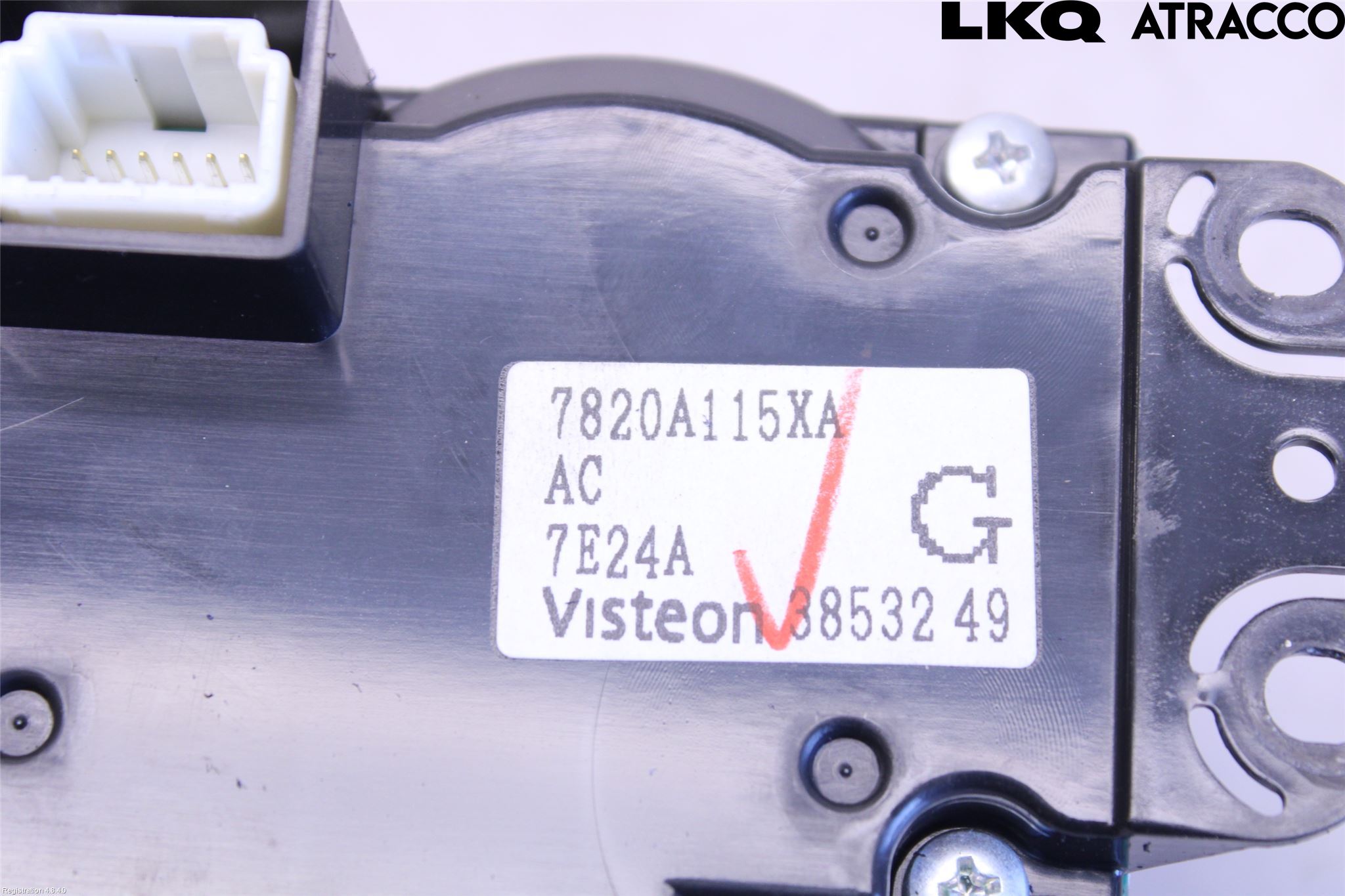 Citroen C-CROSSER Varme Ac Betjening-Display