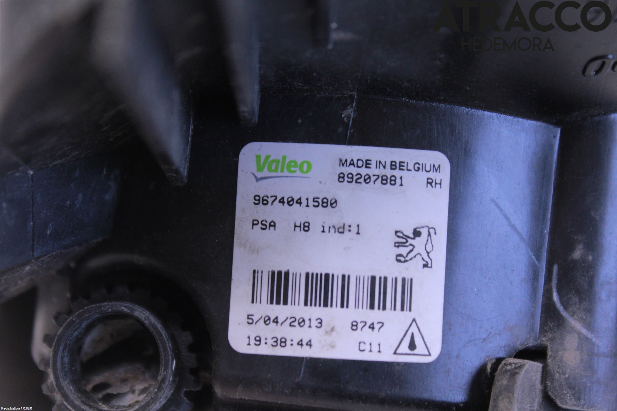 Peugeot 308 08-13 Frontlykt-Kurve-Tåkelys