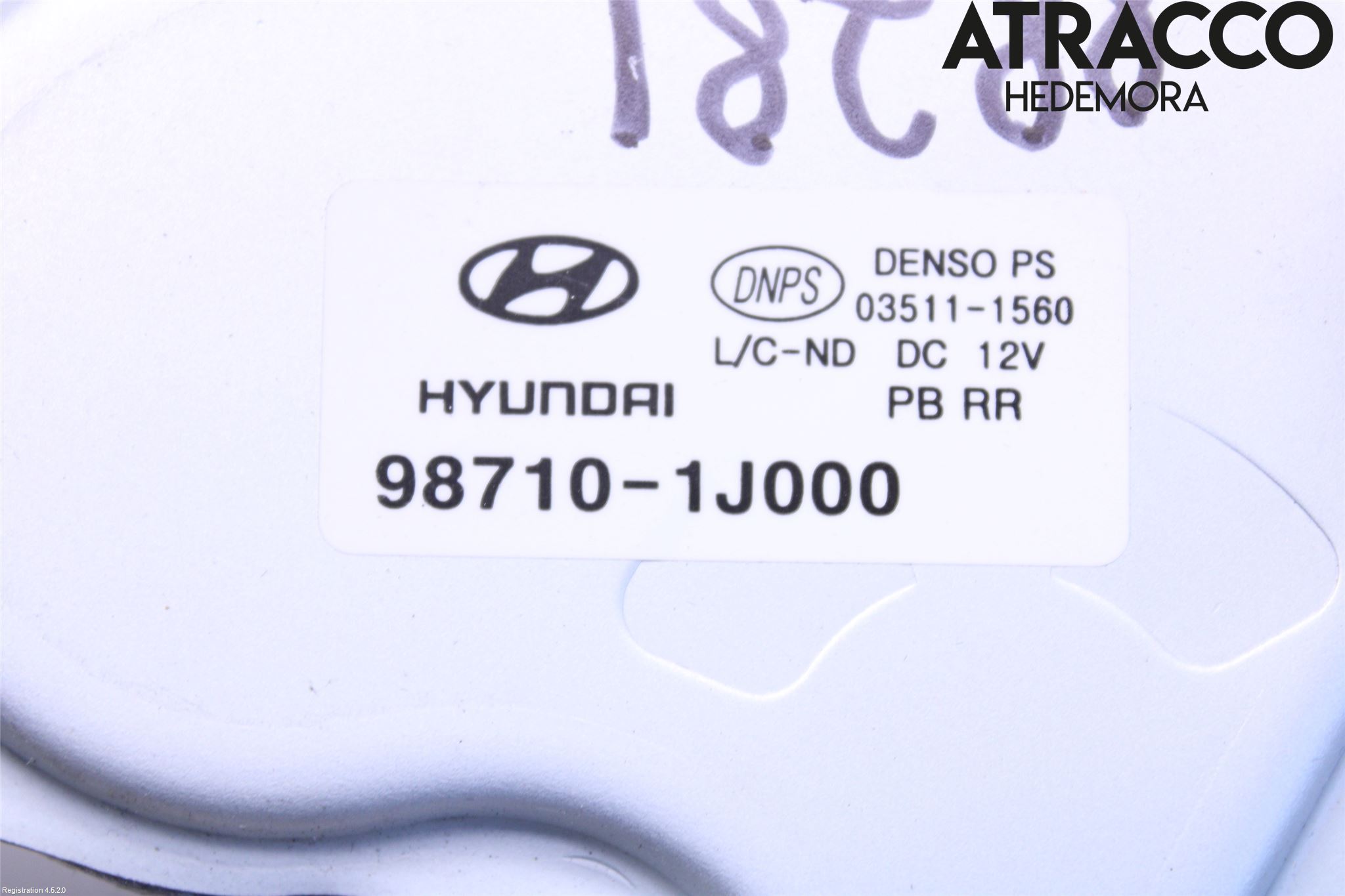 Hyundai i20 PB 09-14 Viskermotor Bakluke