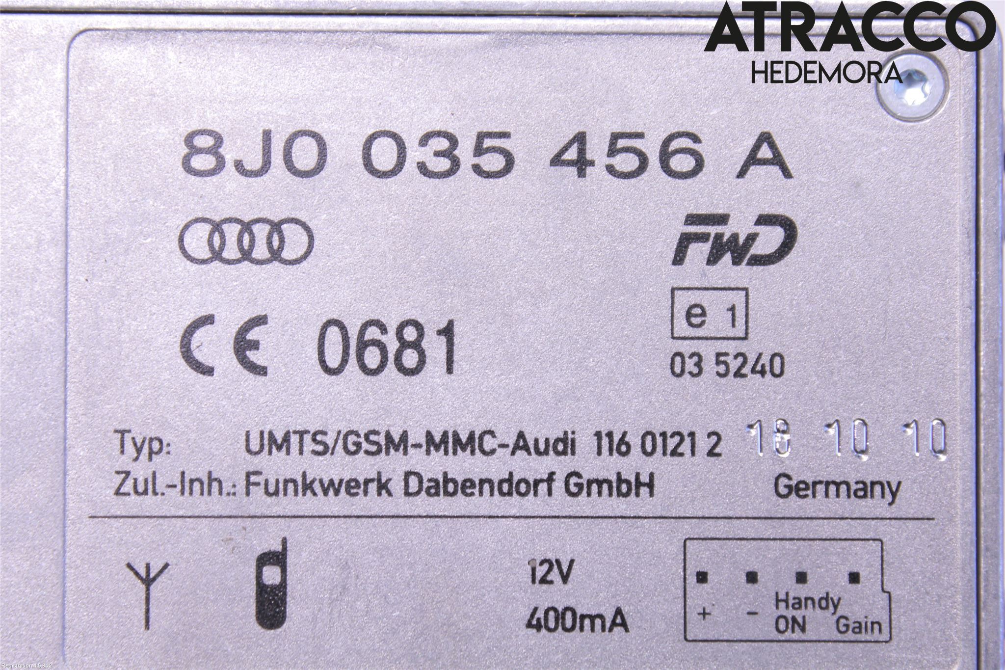 Audi A7/S7 4G 11-17 Stereo Antenneforsterker