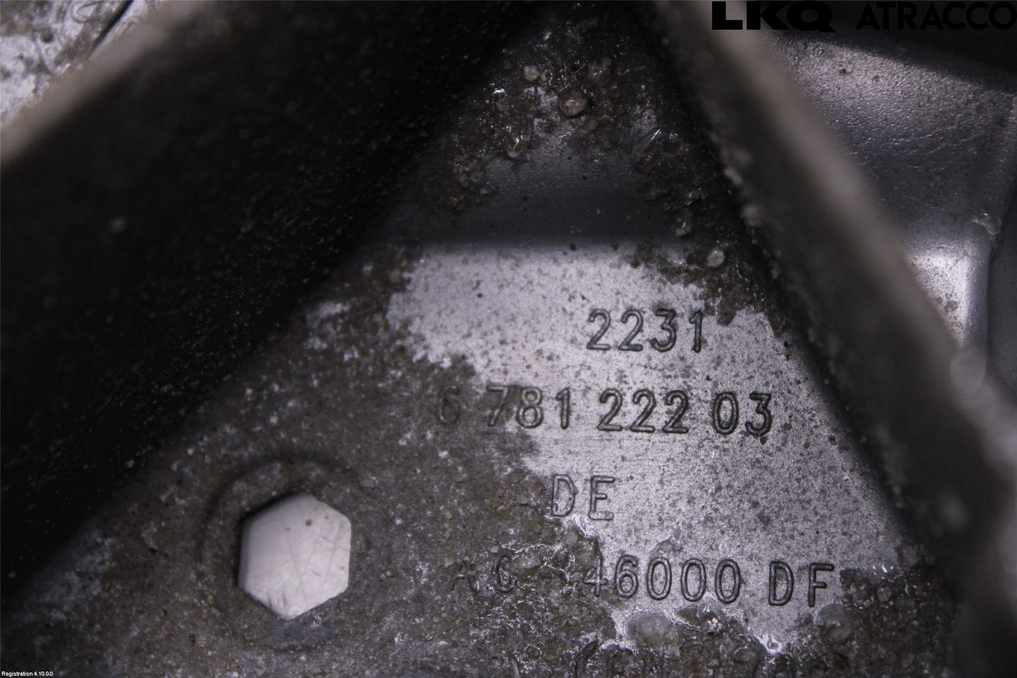 BMW 5 F10/F11/F18 09-17 Gearkasse Feste Stål-Alu