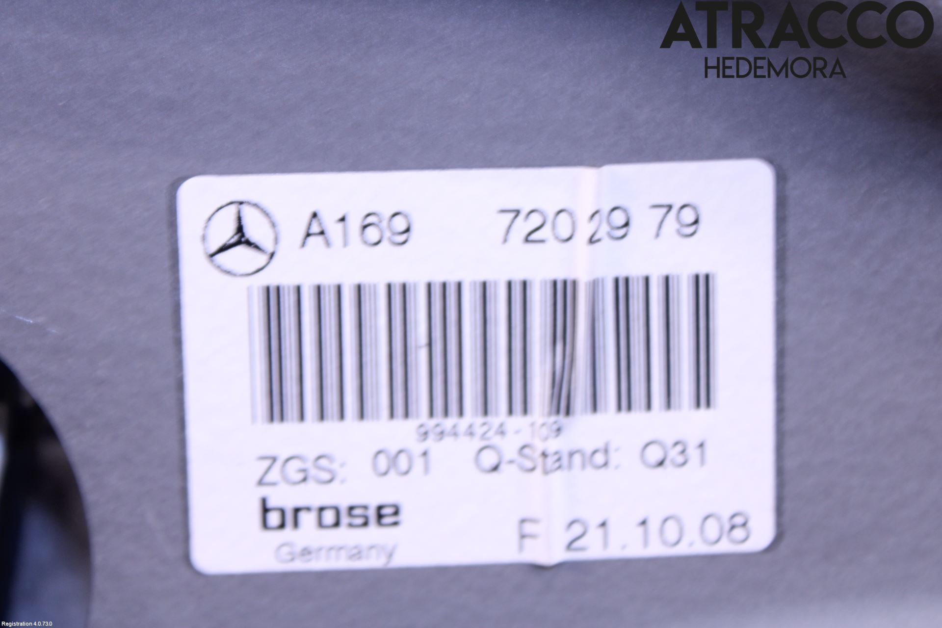 Mercedes-Benz MB B-KLASS (W245) 05-12 Vindusheis El Komp