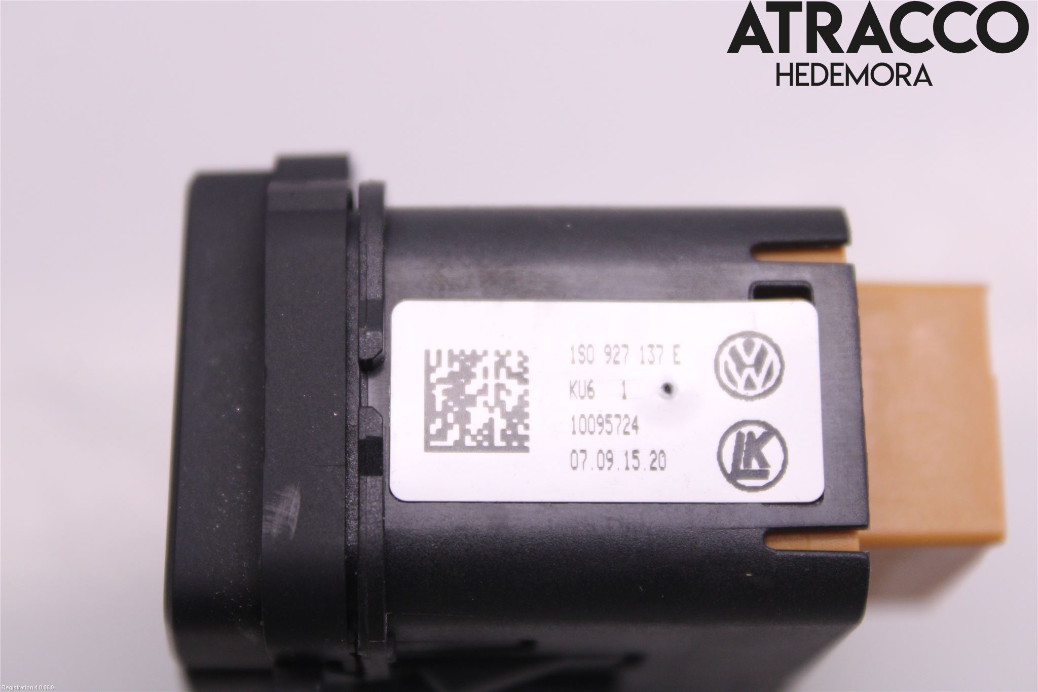 Volkswagen VW UP! / E-UP! Bryter Varme Rute