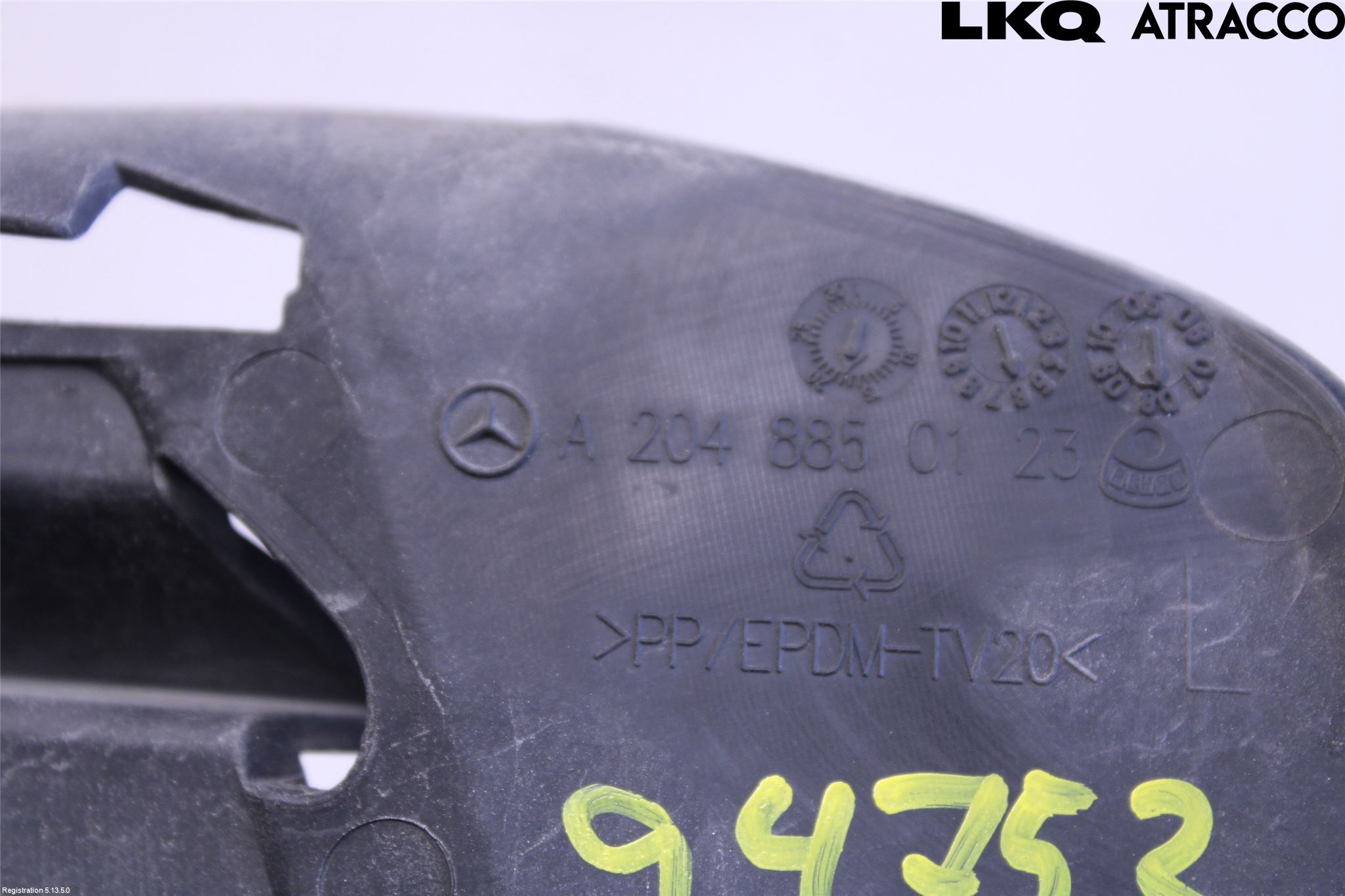Mercedes-Benz MB C-KLASS (W204) 07-15 Frontlykt Kurve-Tåkelys Ramme