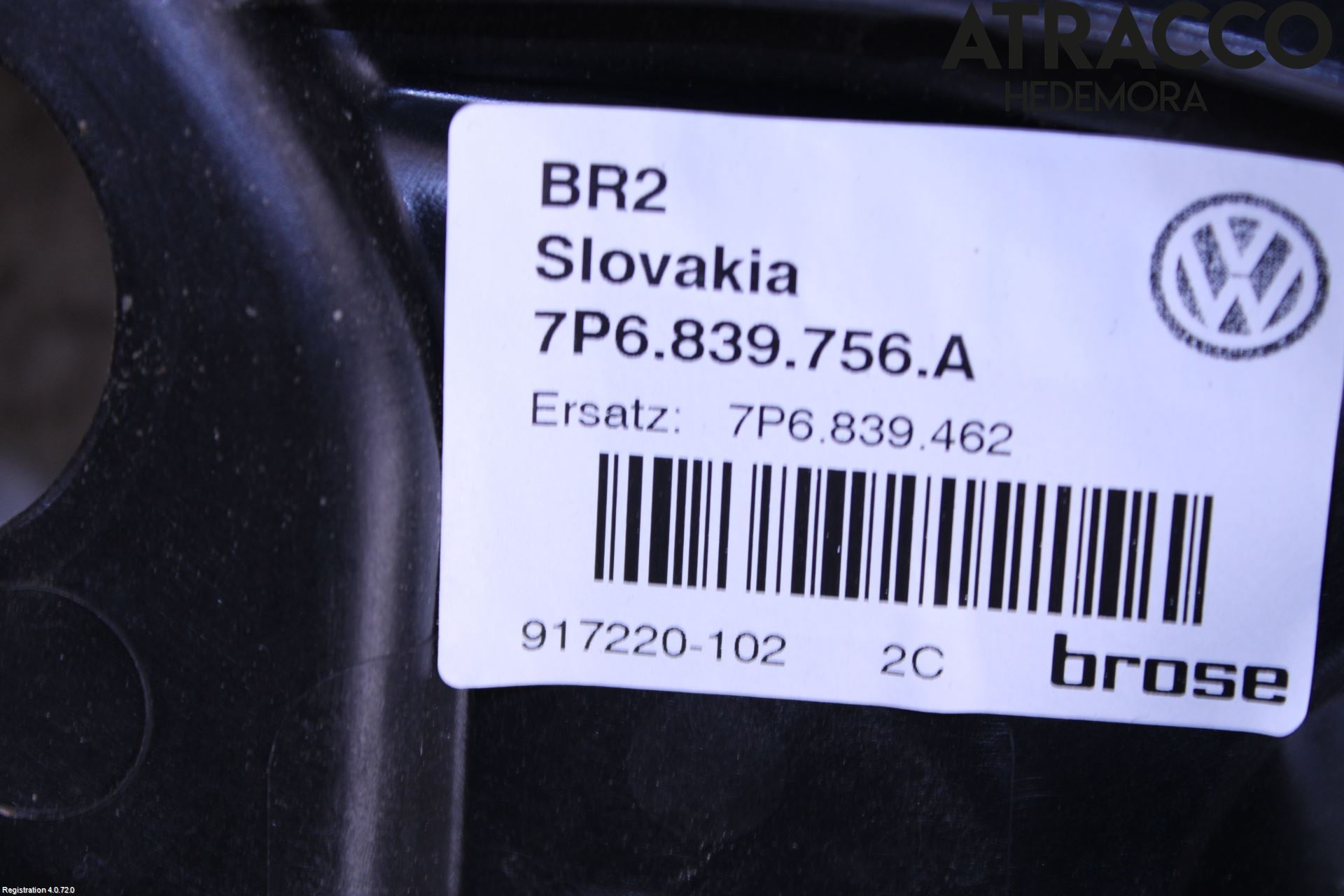 Volkswagen VW TOUAREG 7P 11-18 Vindusheis El Komp
