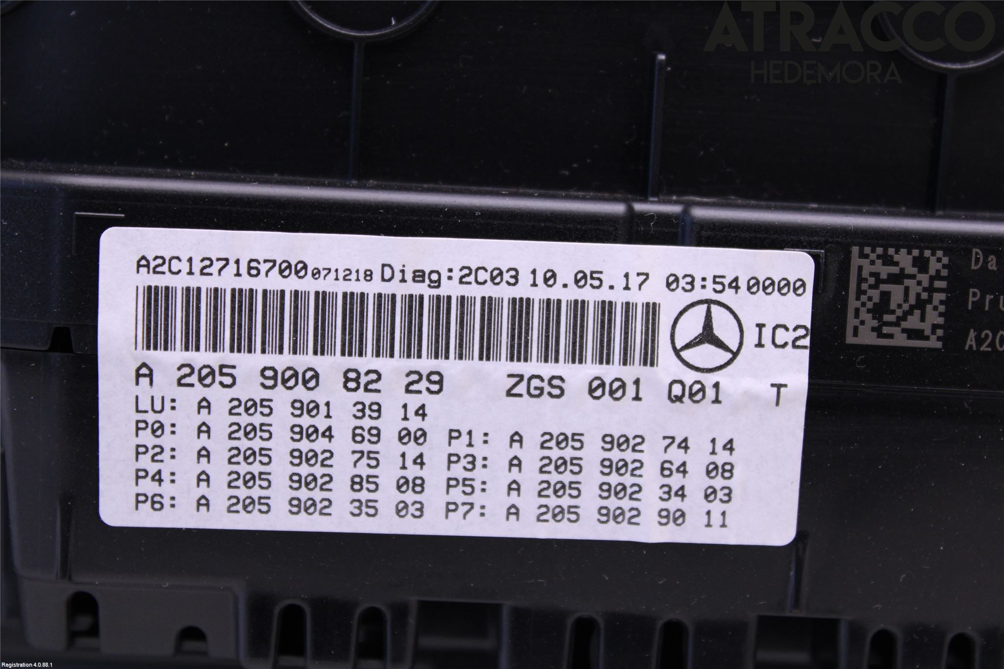 Mercedes-Benz MB C-KLASS (W205) 14-21 Instr Kombinert