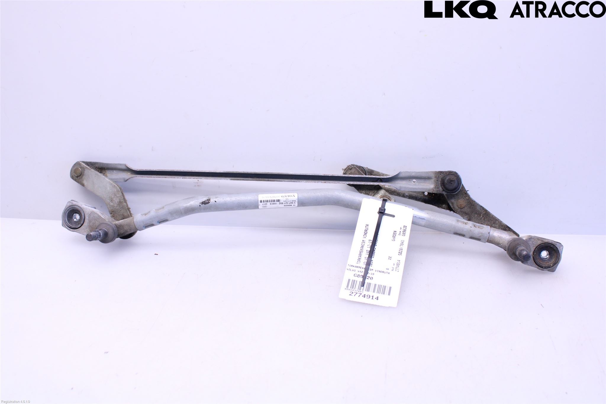 Volvo V40 12-19 Viskeroverføring Frontrute