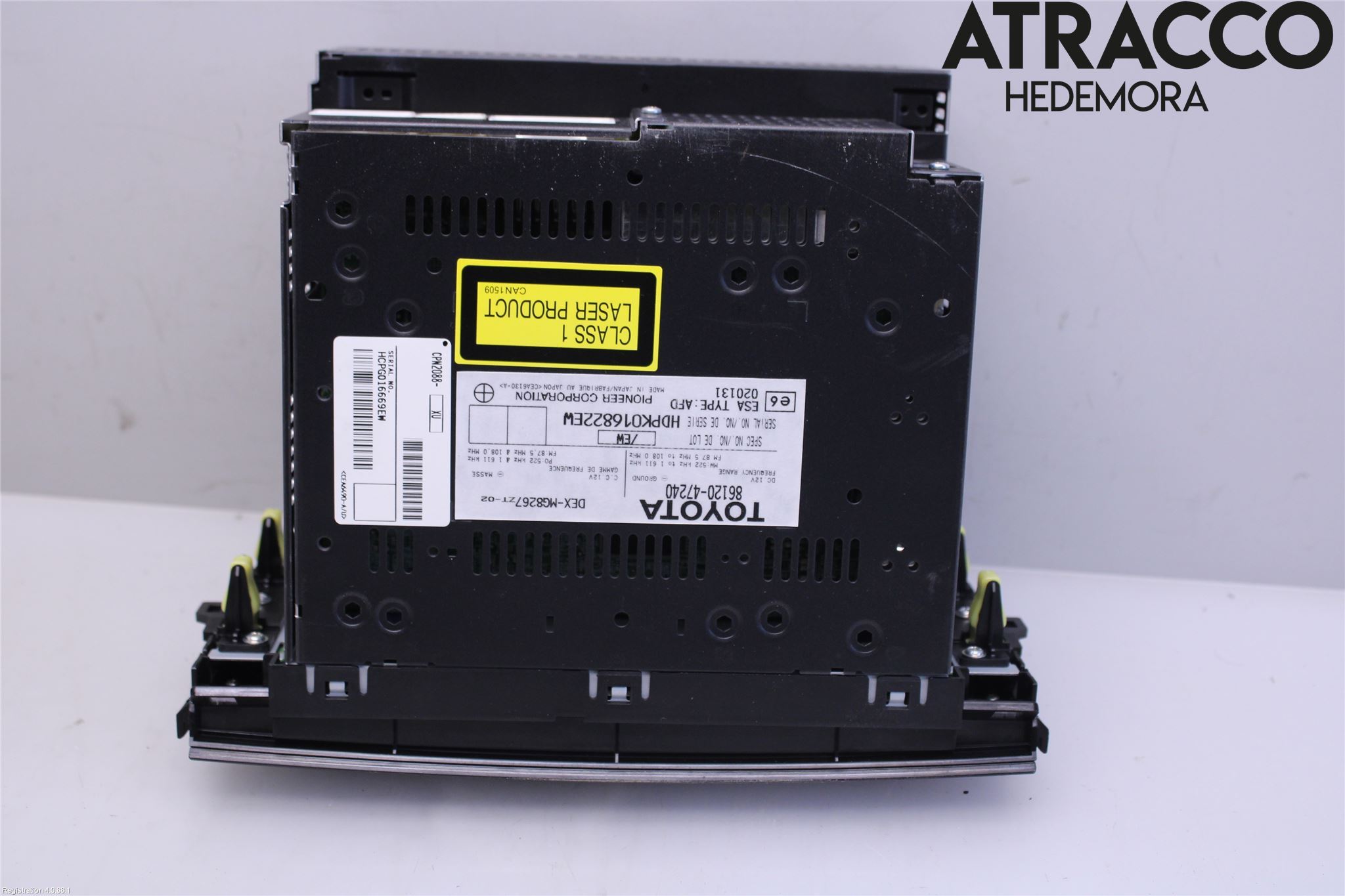 Toyota PRIUS NWH20 04-08 Stereo Radio Med Cd