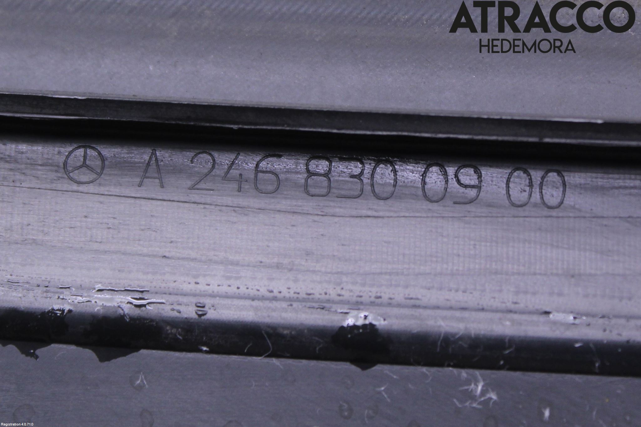 Mercedes-Benz MB B-KLASS (W246/W242) 12-19 Visker Deksel-Grill-Under Frr