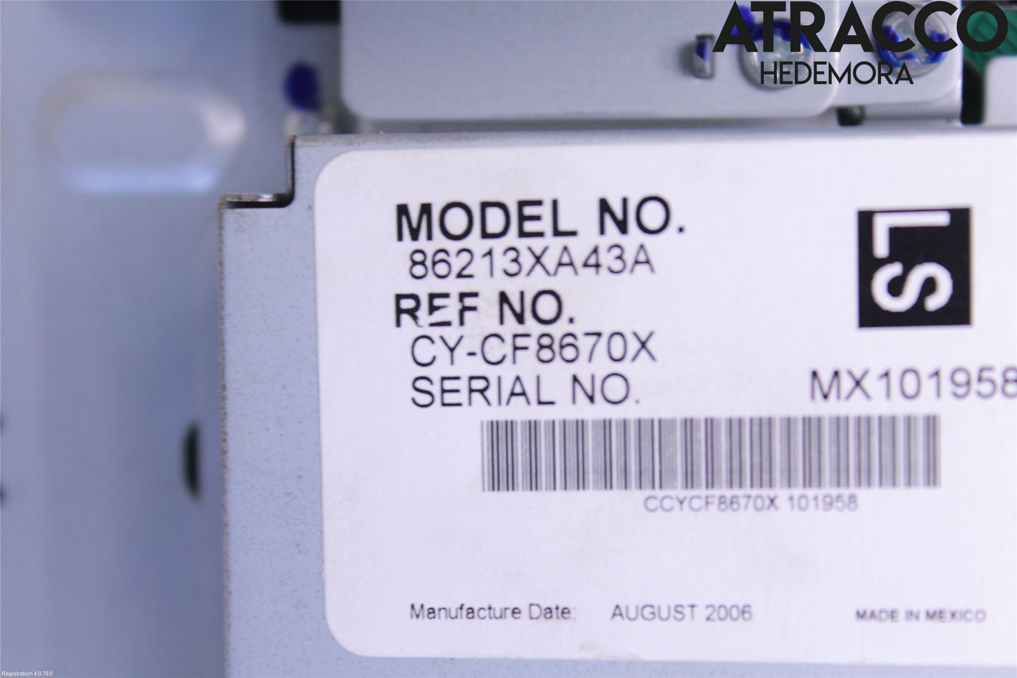 Subaru B9 TRIBECA  06-07 Varme Ac Betjening-Display