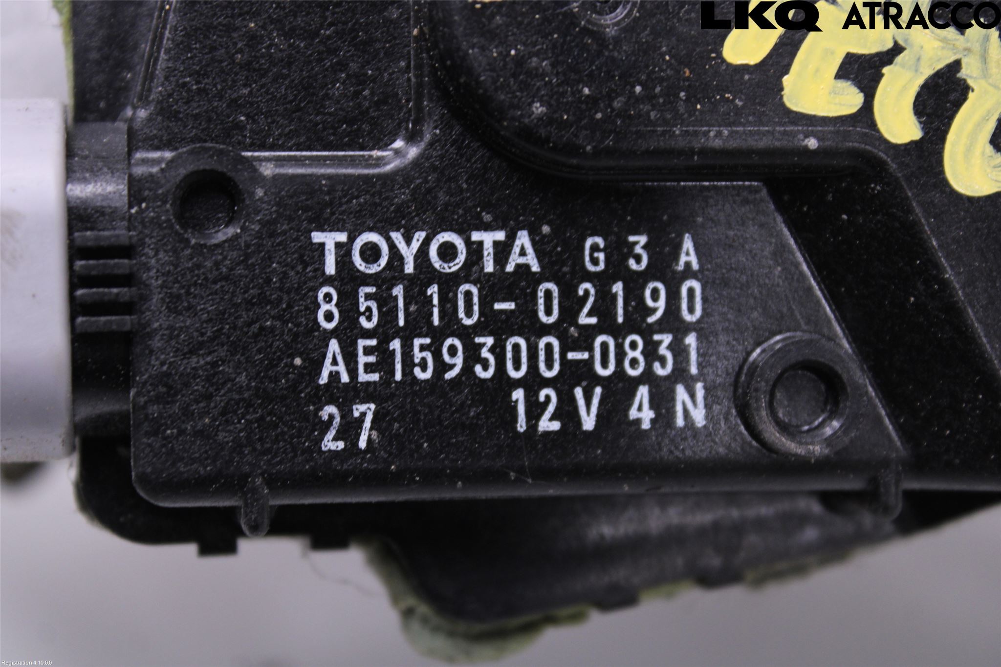 Toyota AURIS 10-12 Viskermotor Frontrute
