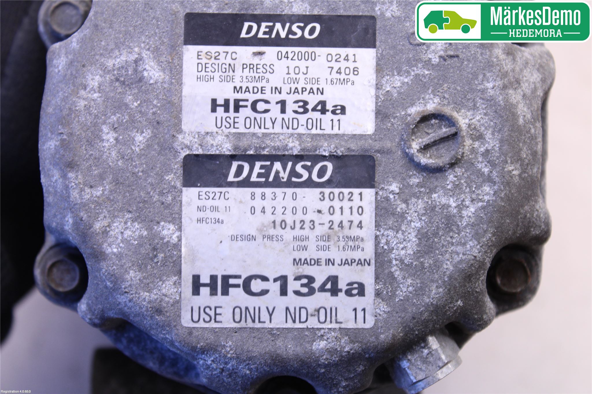 Lexus GS 300/430/450H 05-12 Varme Ac Kompressor